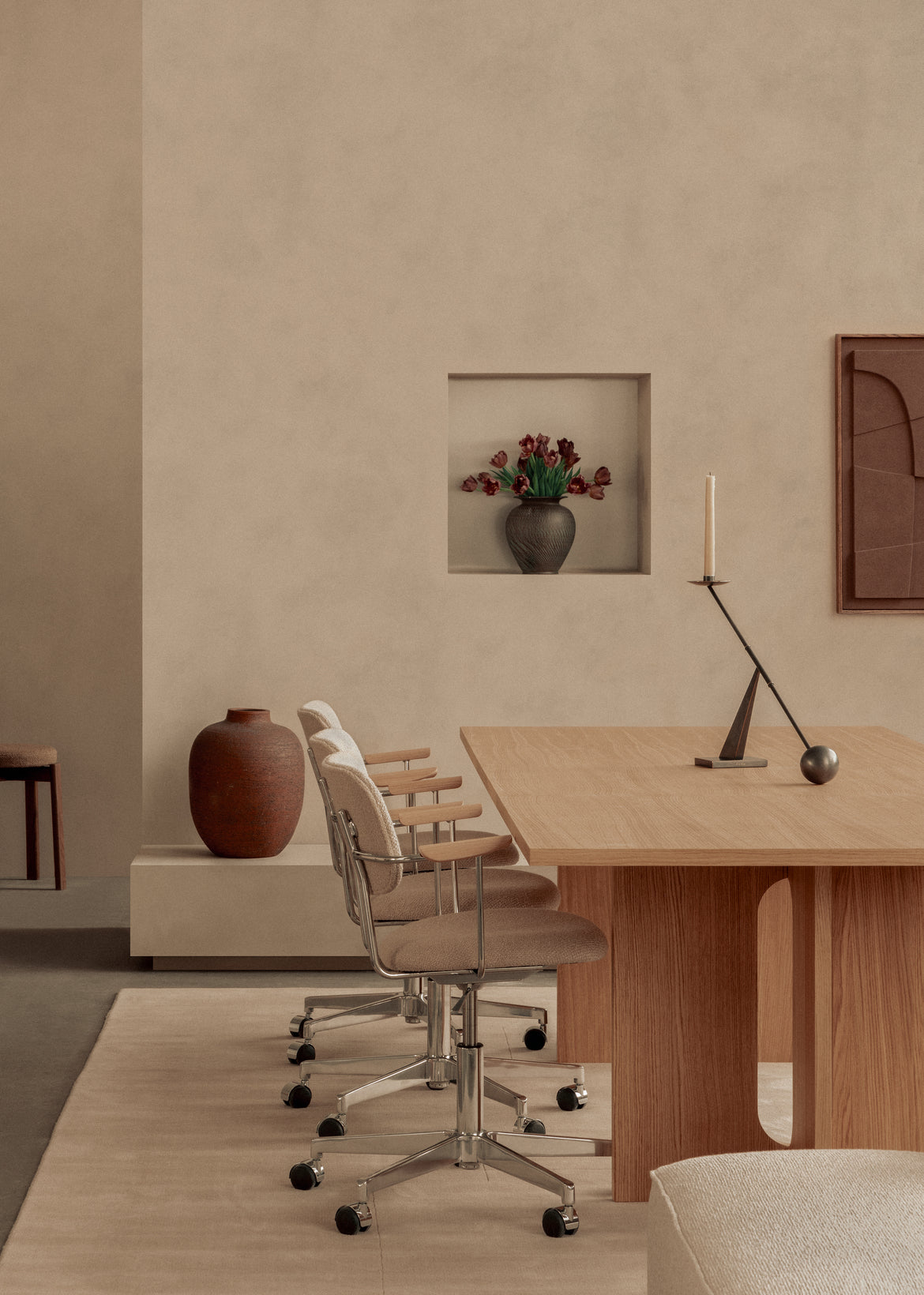 INTERCONNECT Candle Holder Stainless Steel