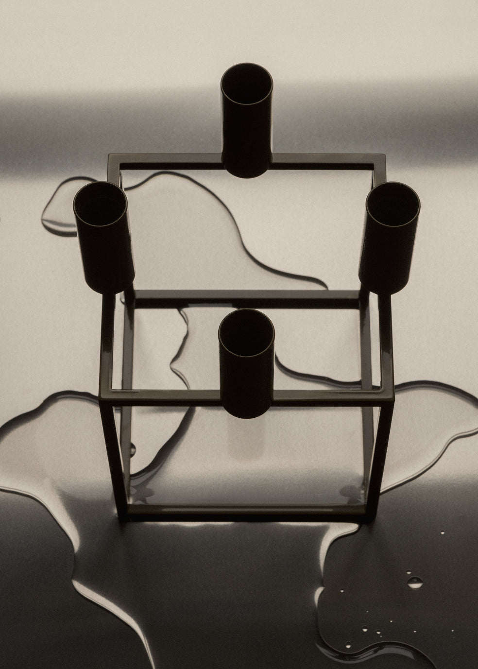 KUBUS Brown Candle Holder