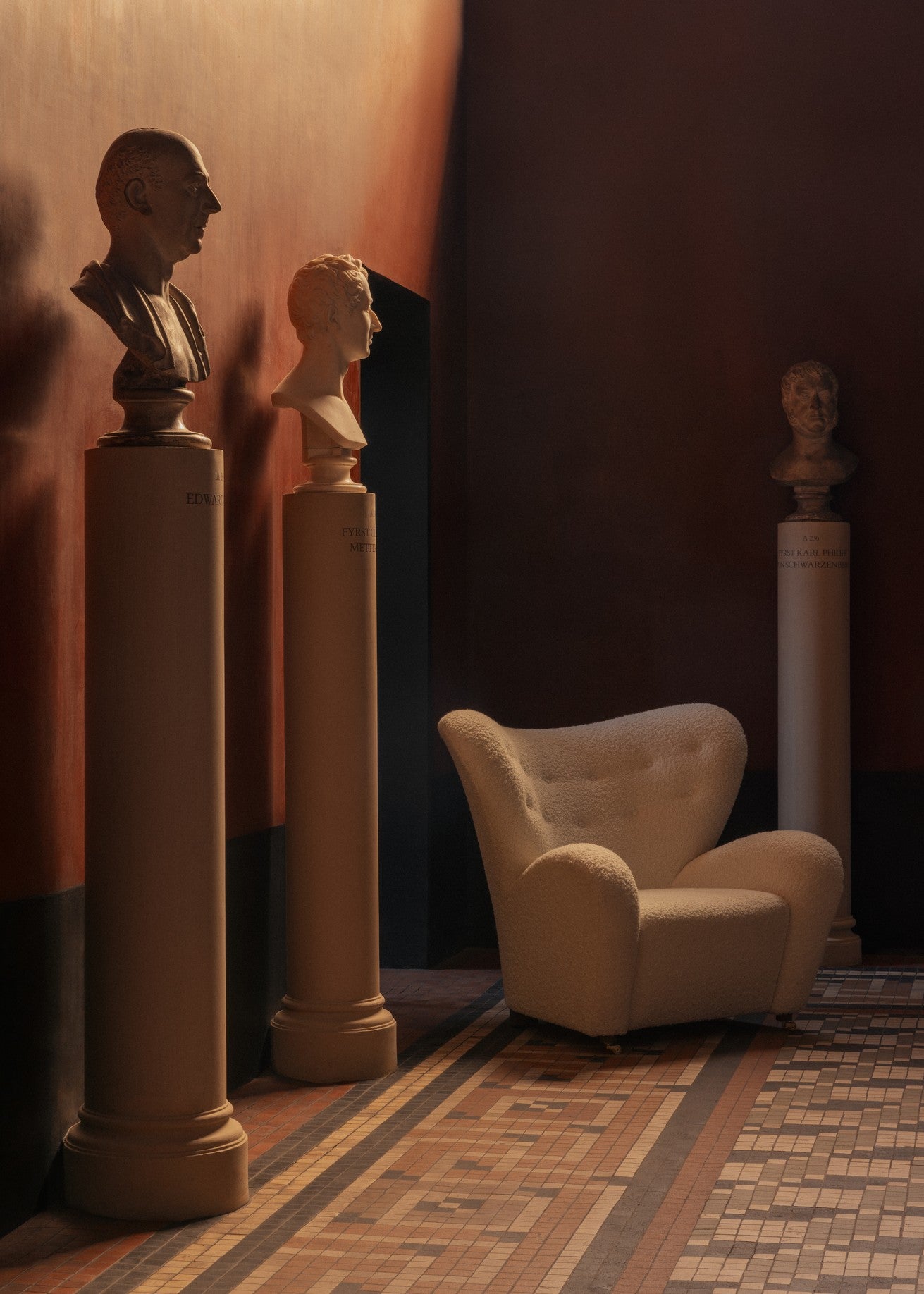 THE TIRED MAN Armchair Cream Boucle