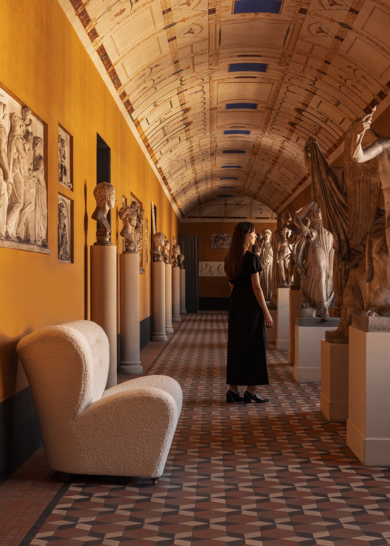 THE TIRED MAN Armchair Cream Boucle