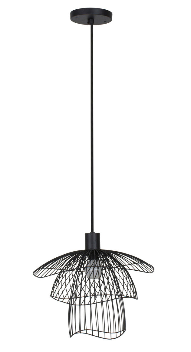 Lampa wisząca PAPILLON czarny – metal, Forestier