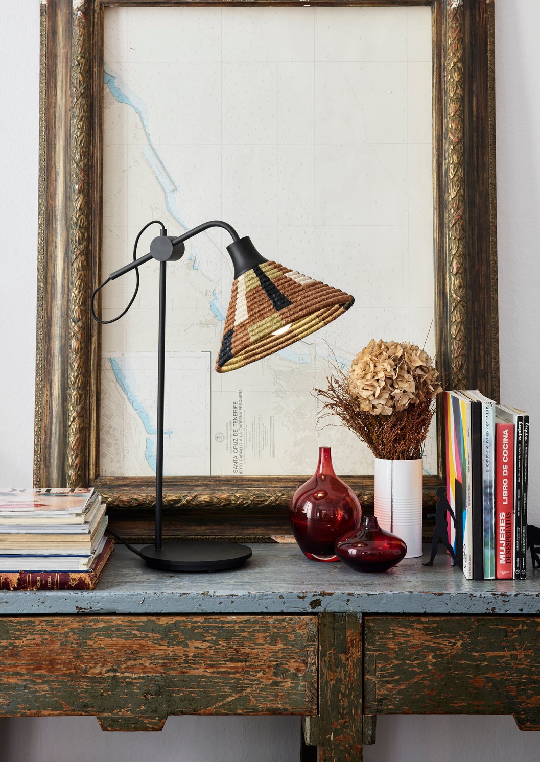 Tafellamp PARROT bruin