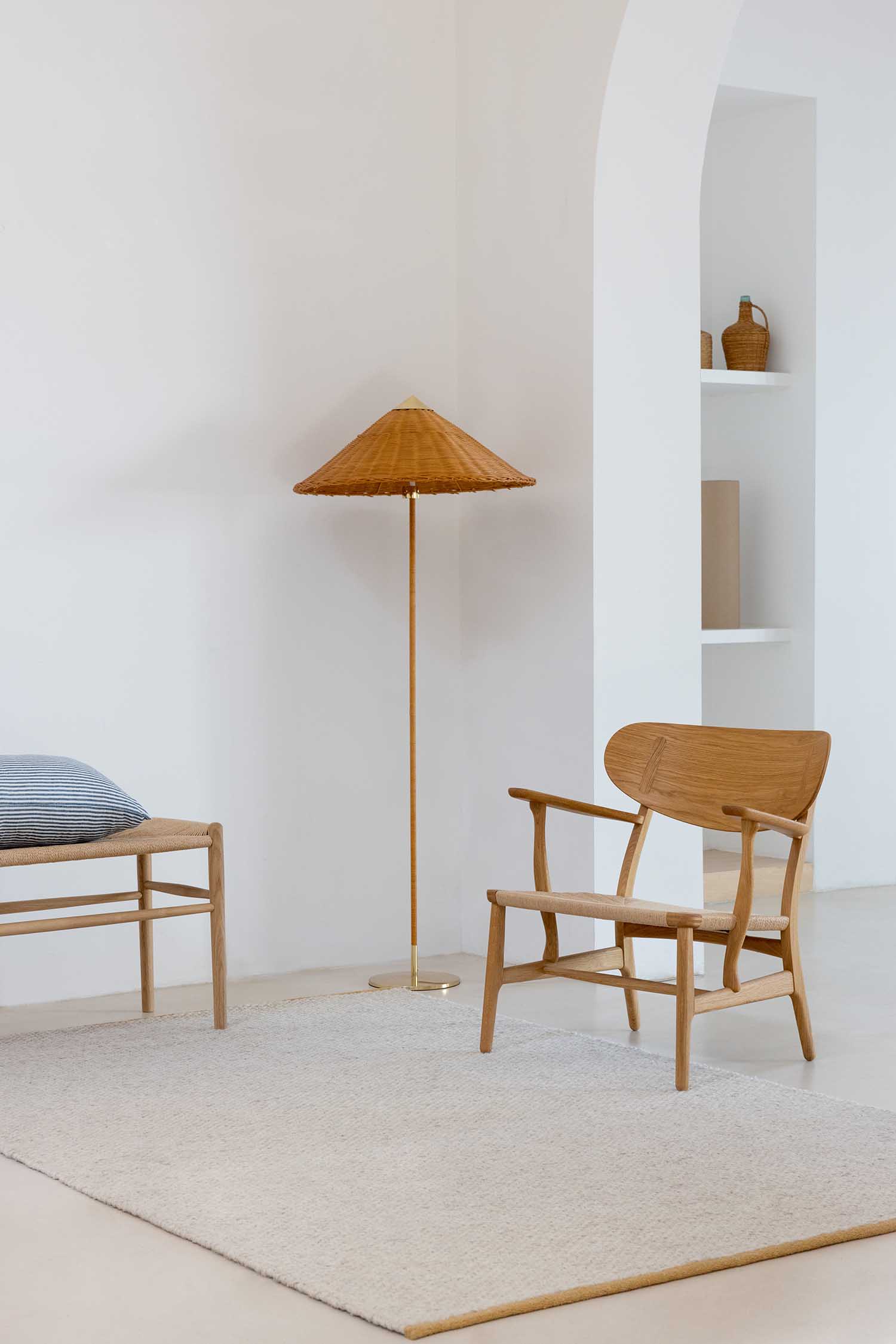 Vloerkleed CRAFT MATTER EENVOUDIG crème