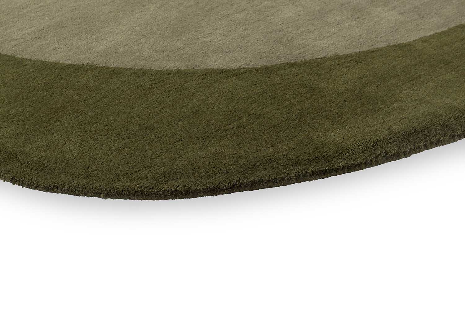 ELEMENT MOORE oval rug olive