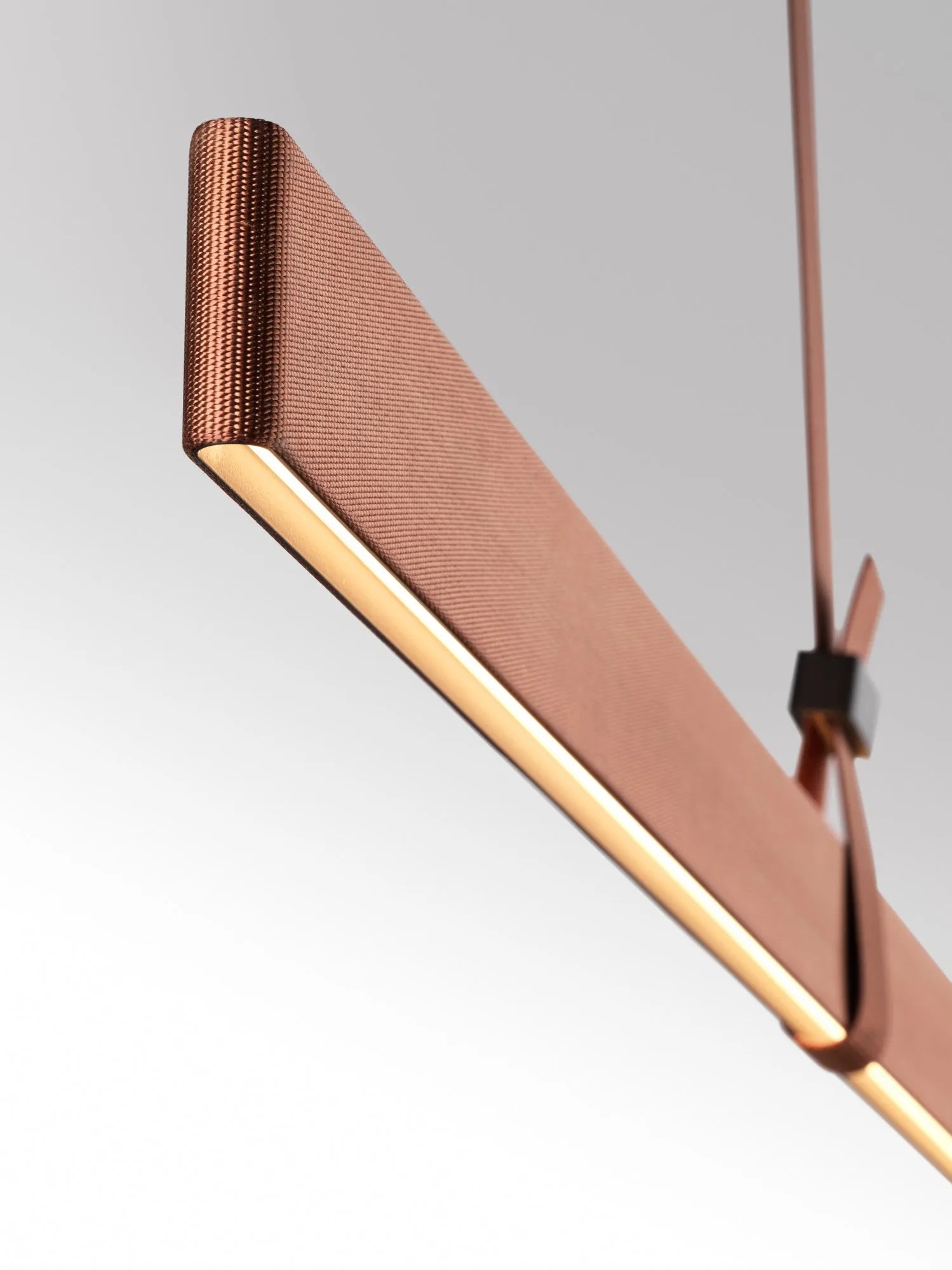 Belt Pendant Lamp Copper Brown