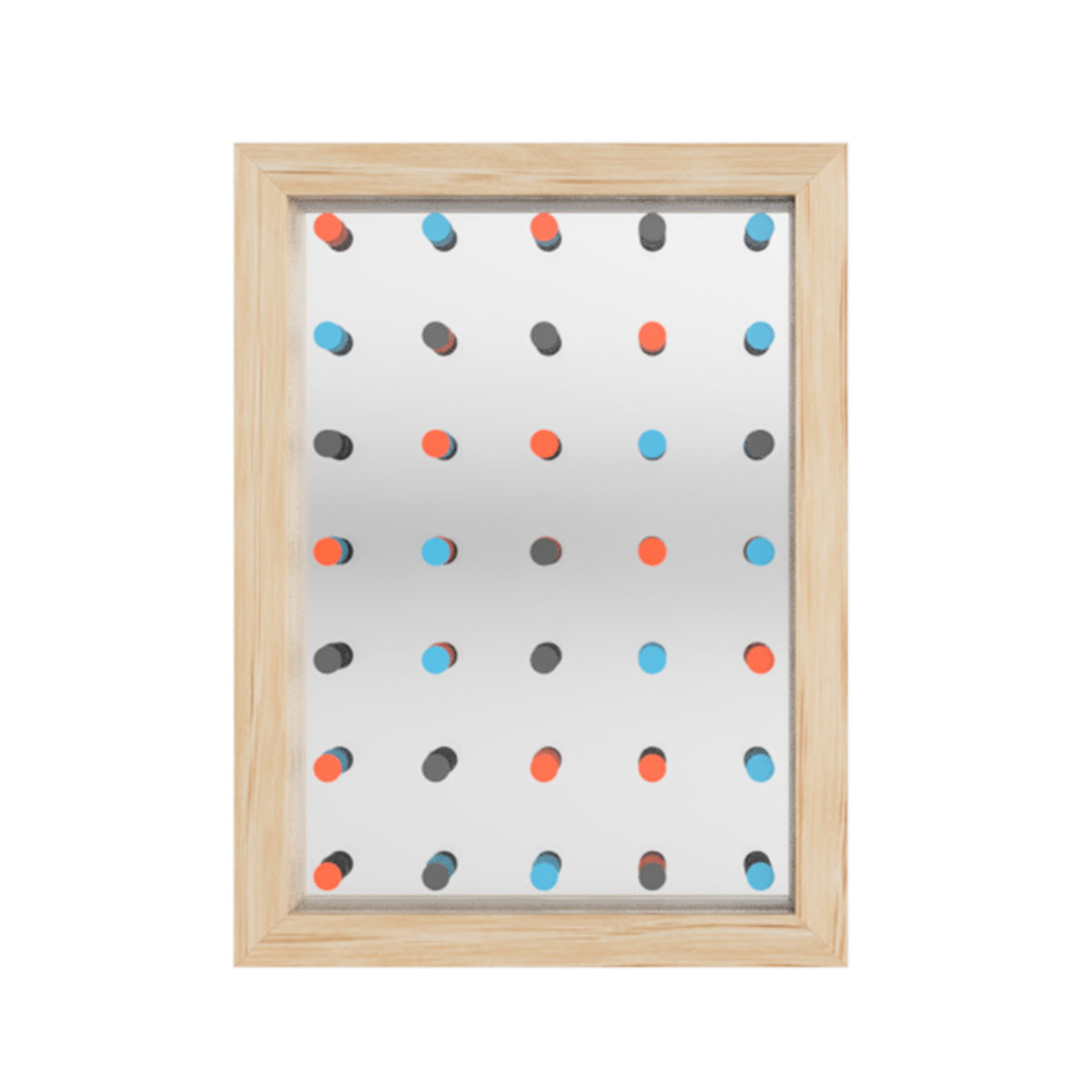 Spiegel DOTTY met kleurrijke stippen