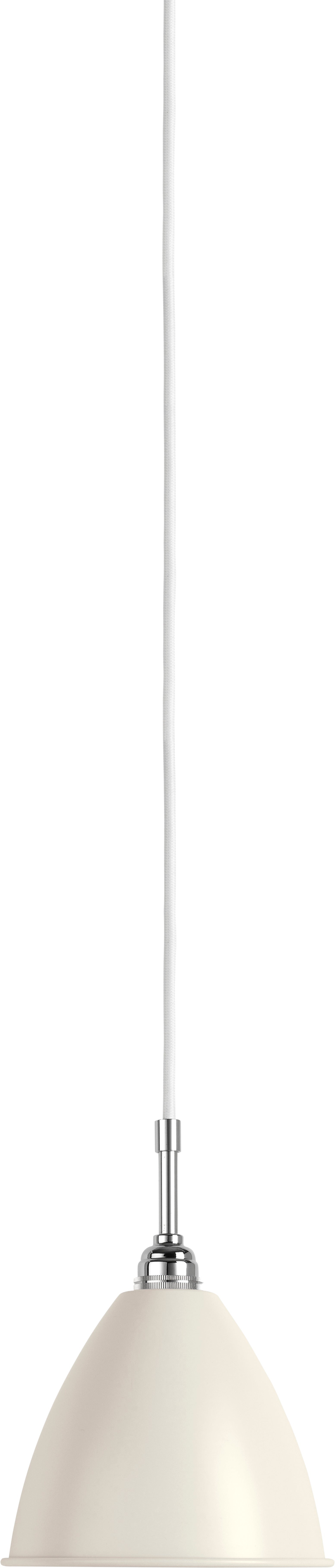 Hanglamp BESTLITE BL9 chroom met crèmekleurige kap