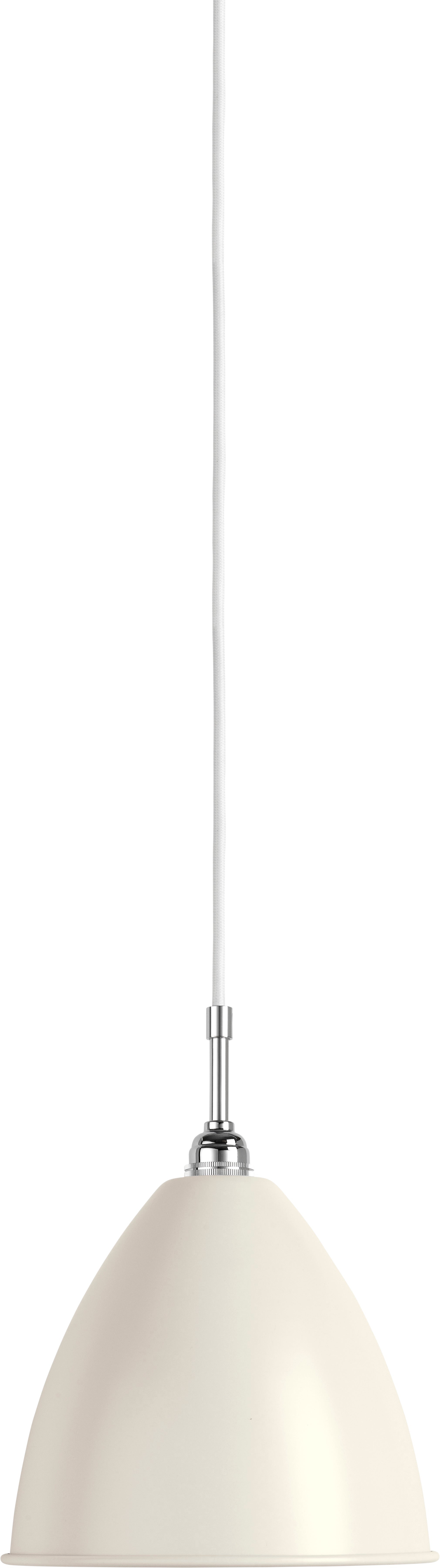 Hanglamp BESTLITE BL9 chroom met crèmekleurige kap