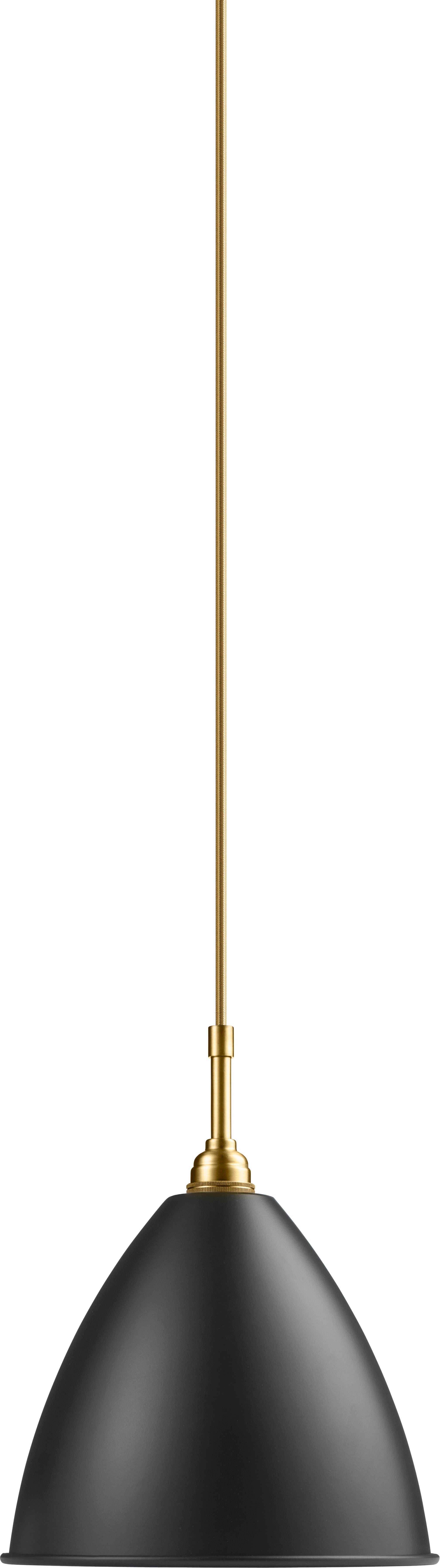 BESTLITE BL9 Pendant Lamp in Brass with Black Shade