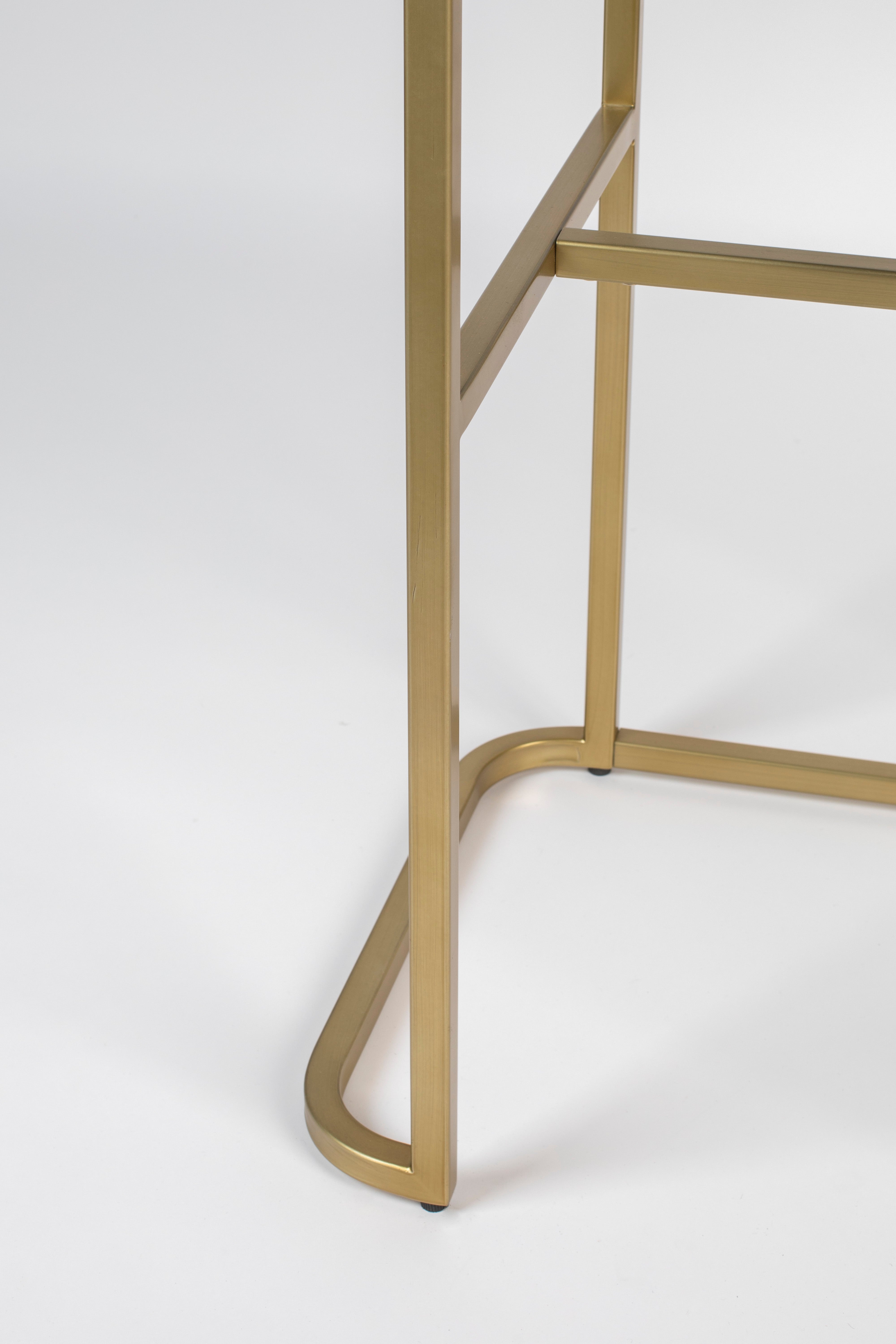 Barek AVA MORGANA dunkelgrün mit goldenem Fuß