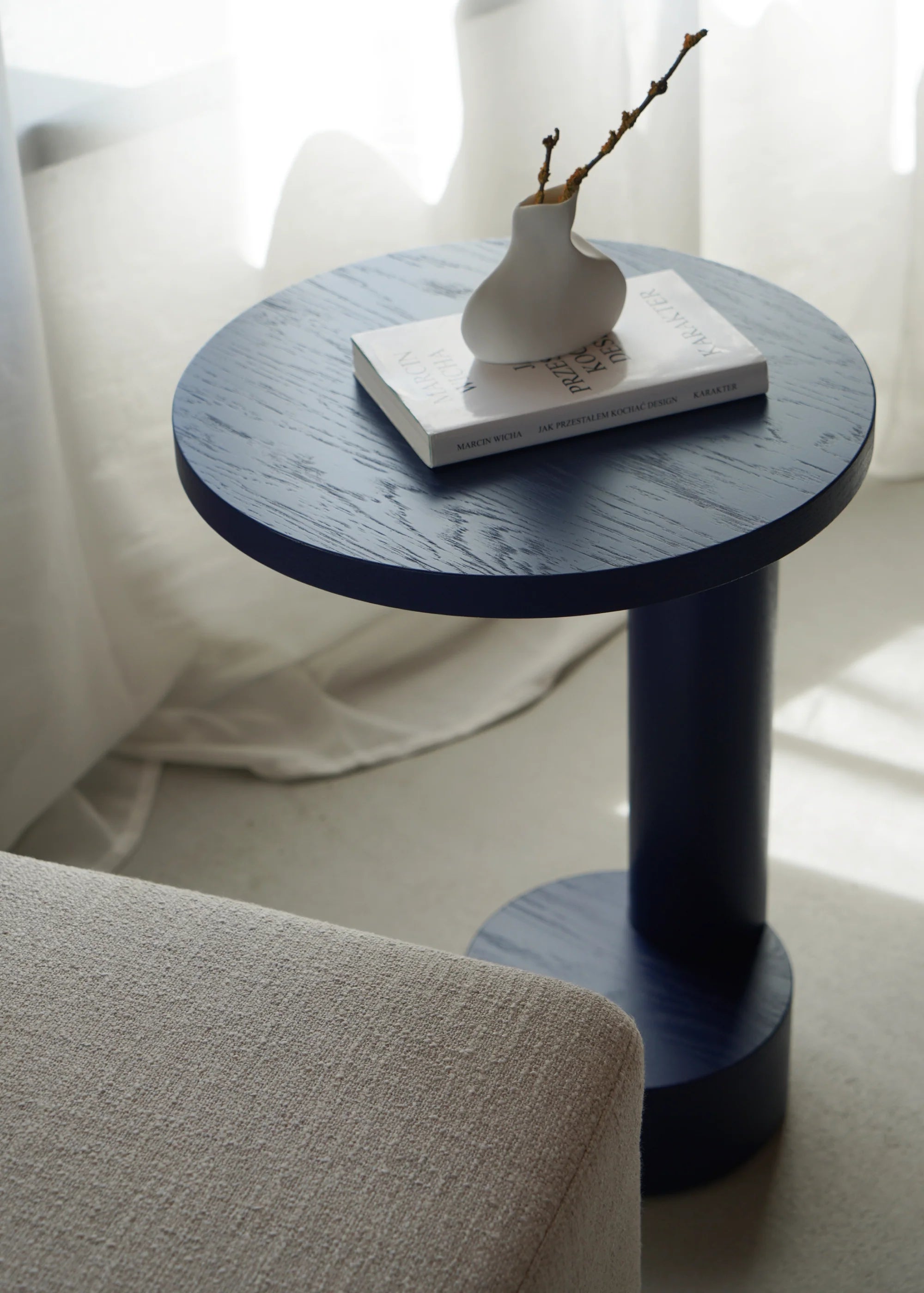 BOLD cobalt side table