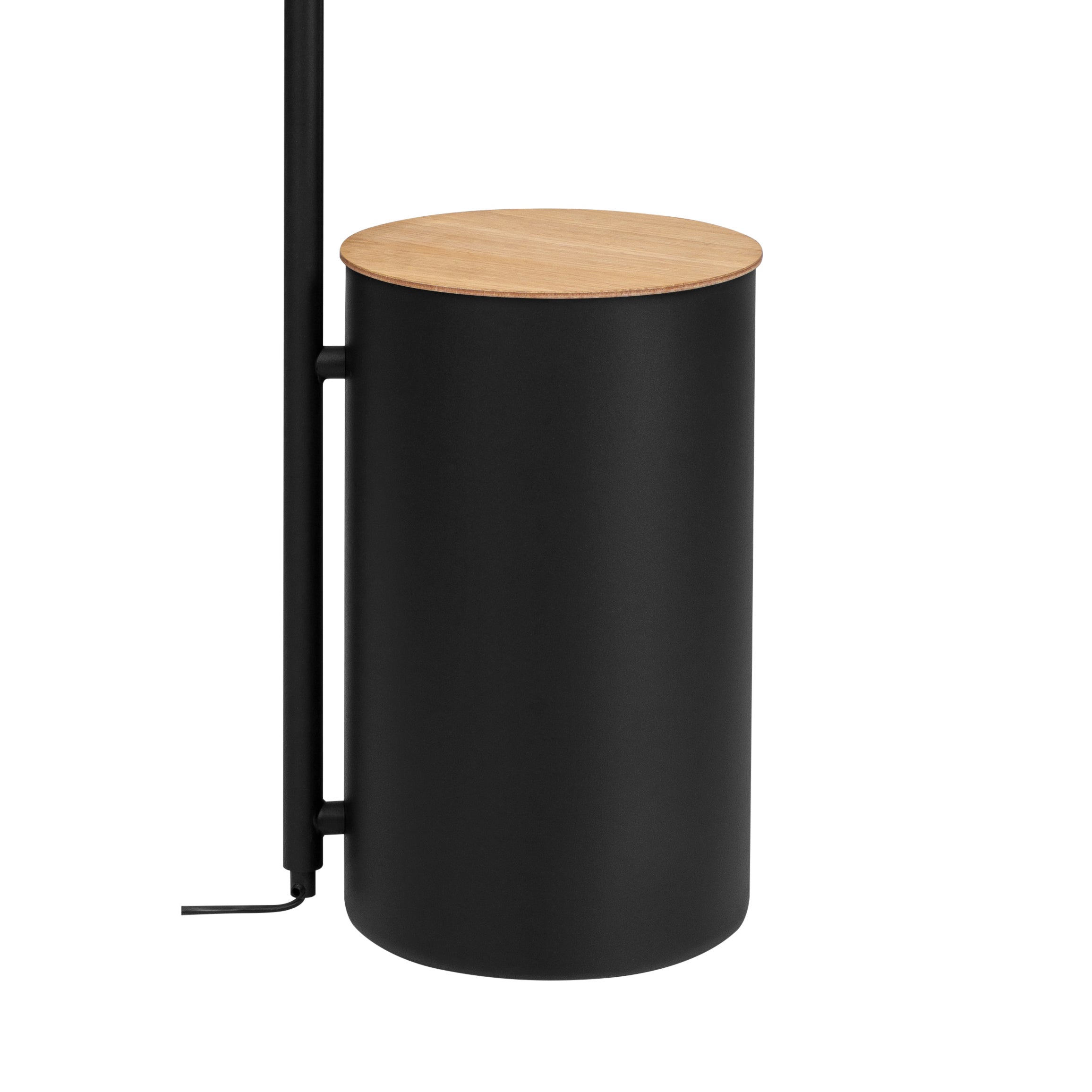 Stehlampe mit Tisch BOTANICA DECO XL schwarz