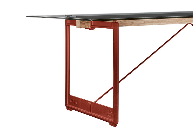 Tafel BRUT rode basis