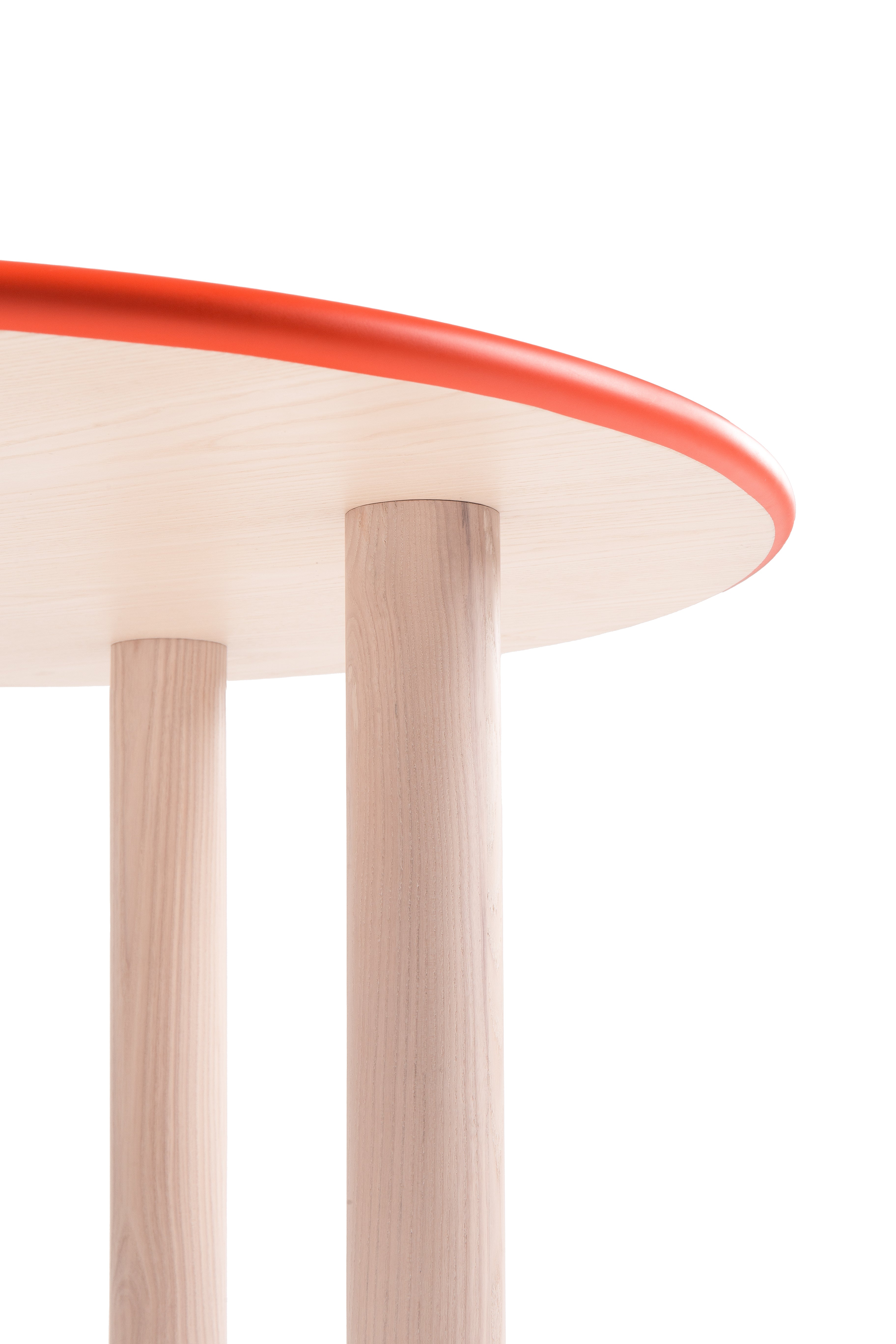Round Children's Table BABY PAUL Natural Ash Wood