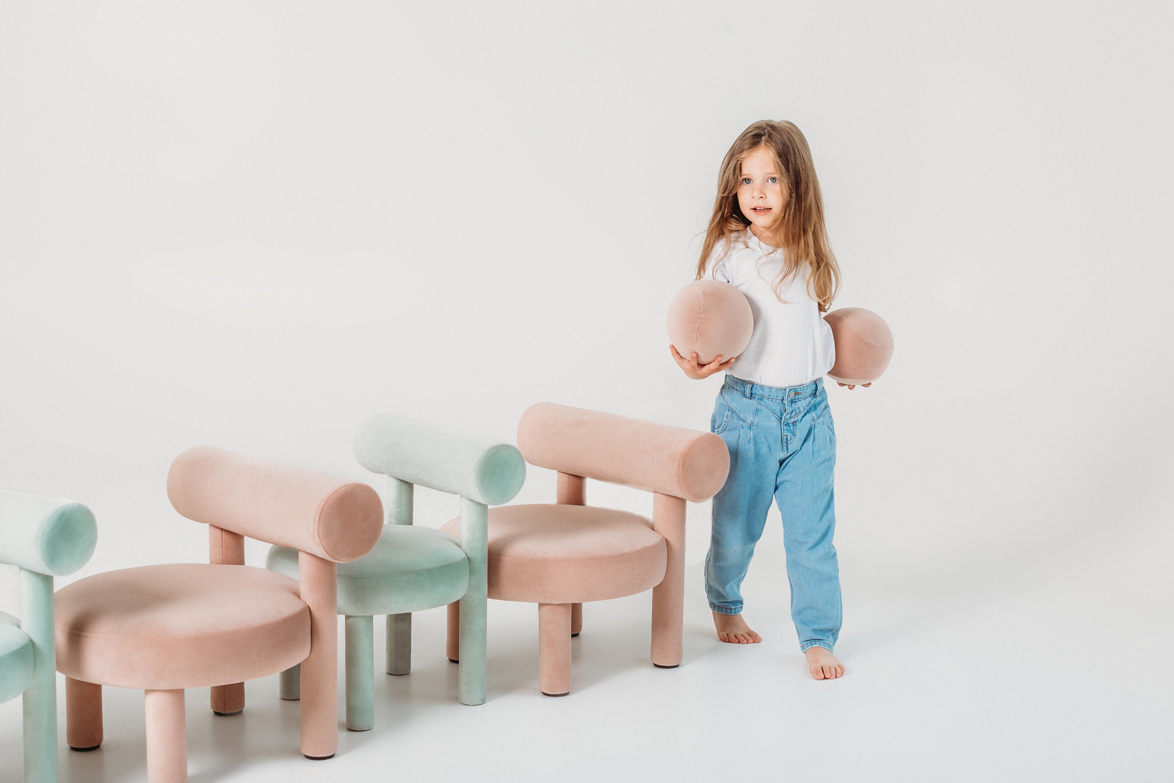 Kindersessel BABY GROPIUS CS1 gepolstert