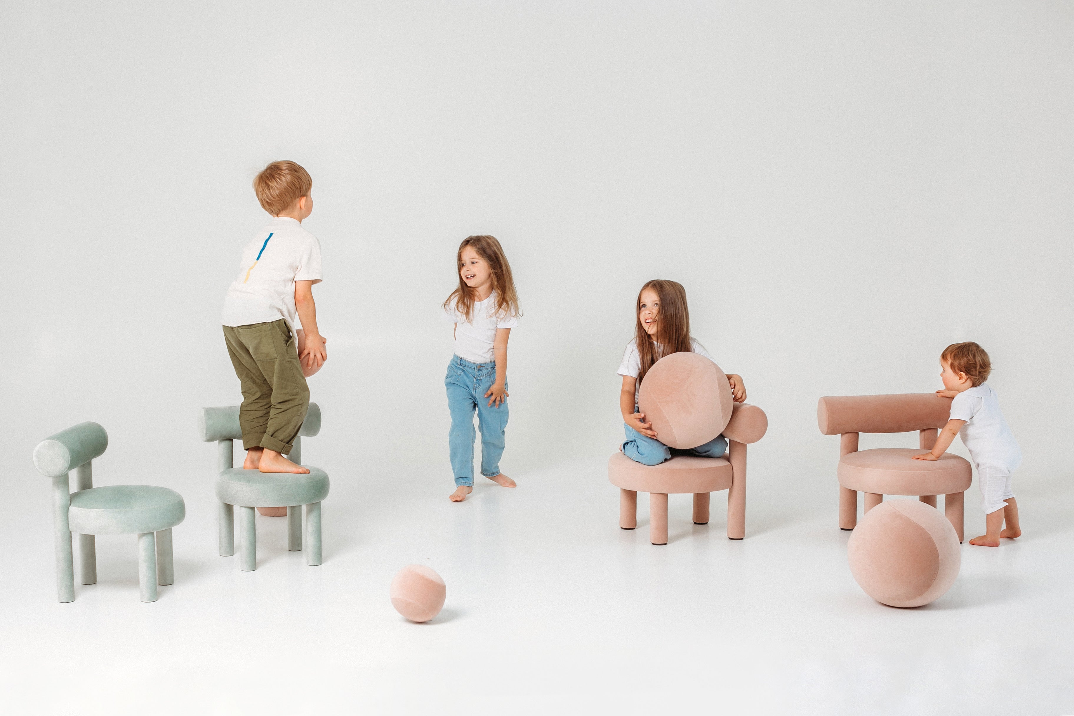 Kindersessel BABY GROPIUS CS1 gepolstert