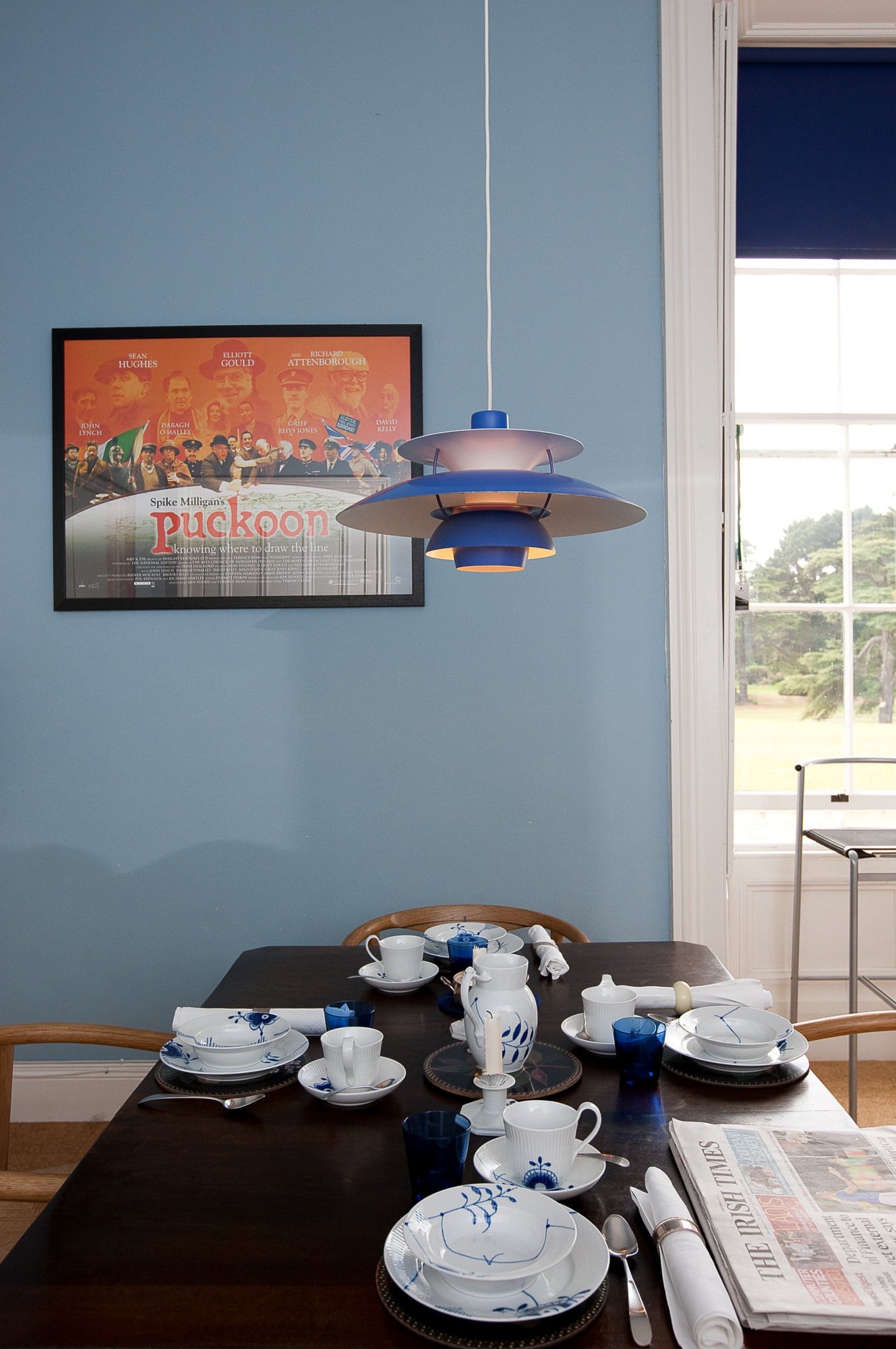 PH 5 Pendant Lamp Monochromatic Blue