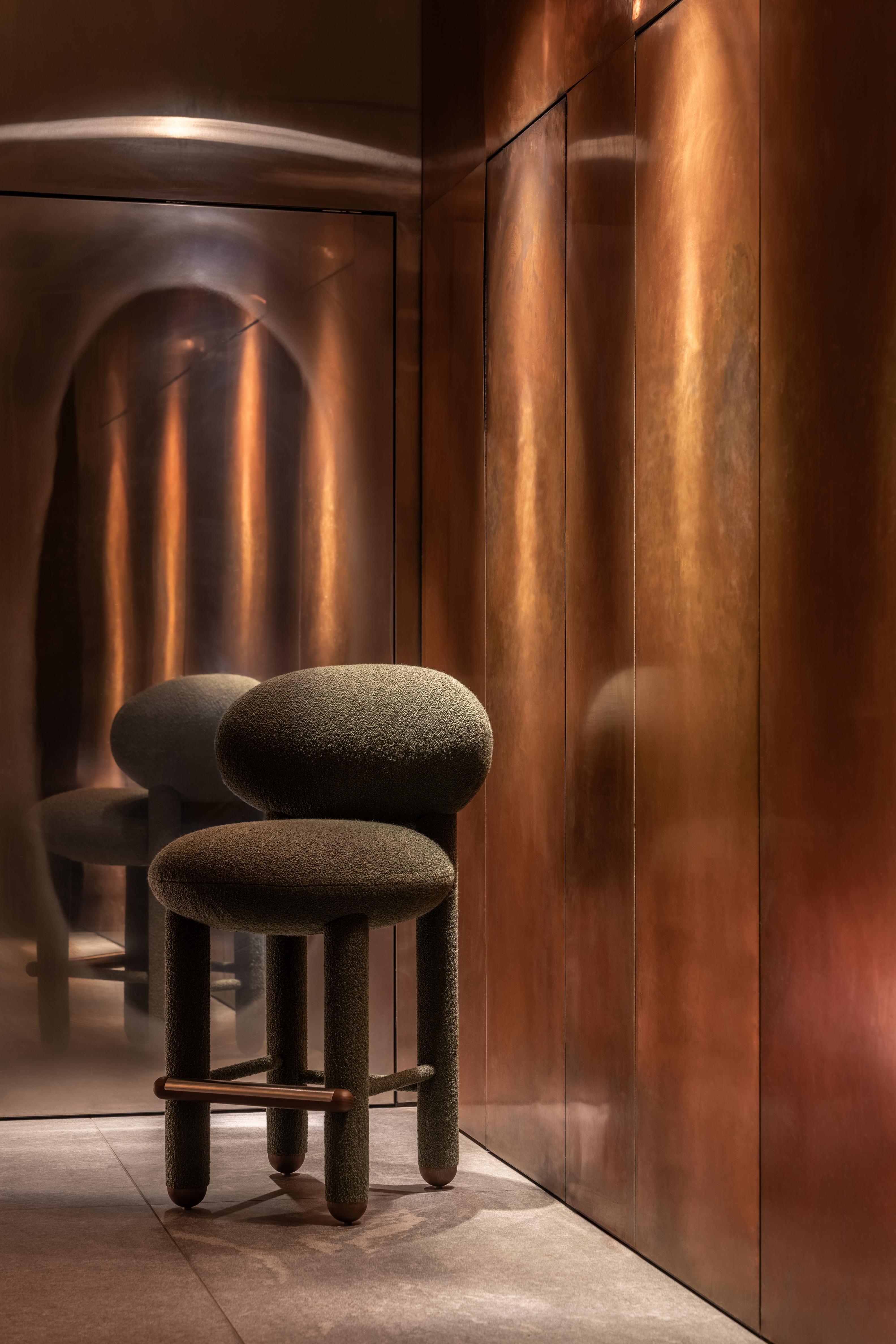 Gestoffeerde barkruk FLOCK CS1