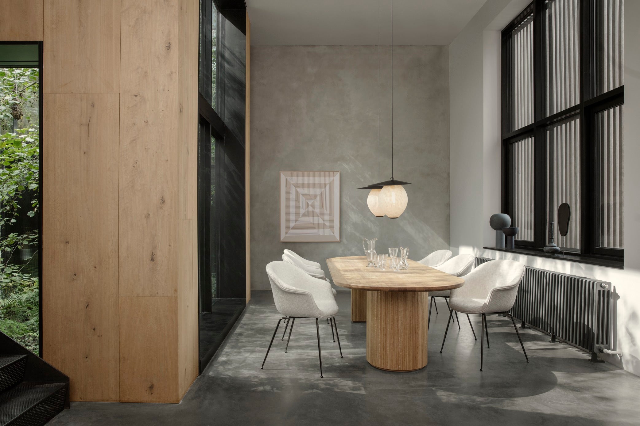 Hanglamp SATELLITE grijsblauw