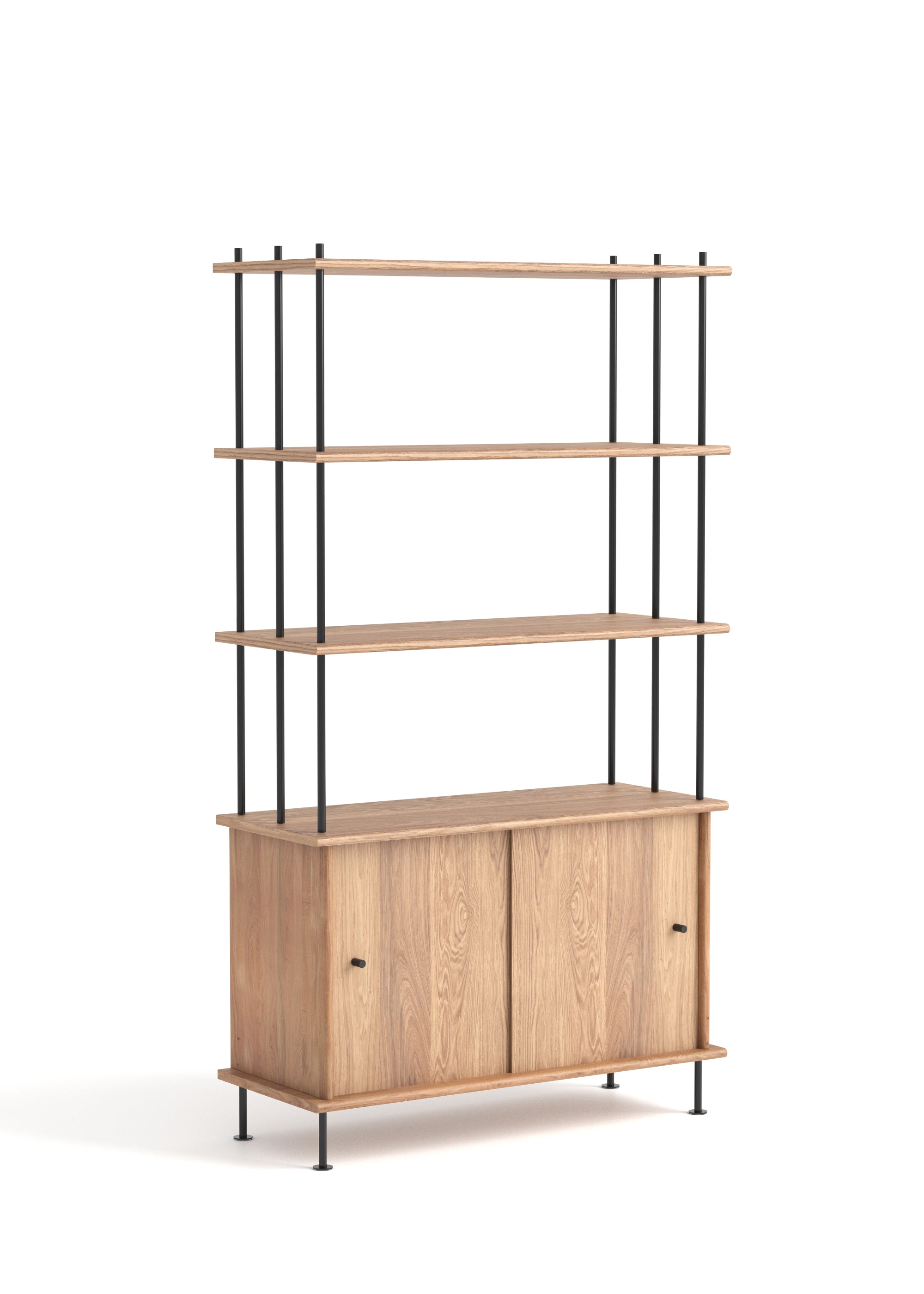 BAVA 100 Oak Wood Cabinet