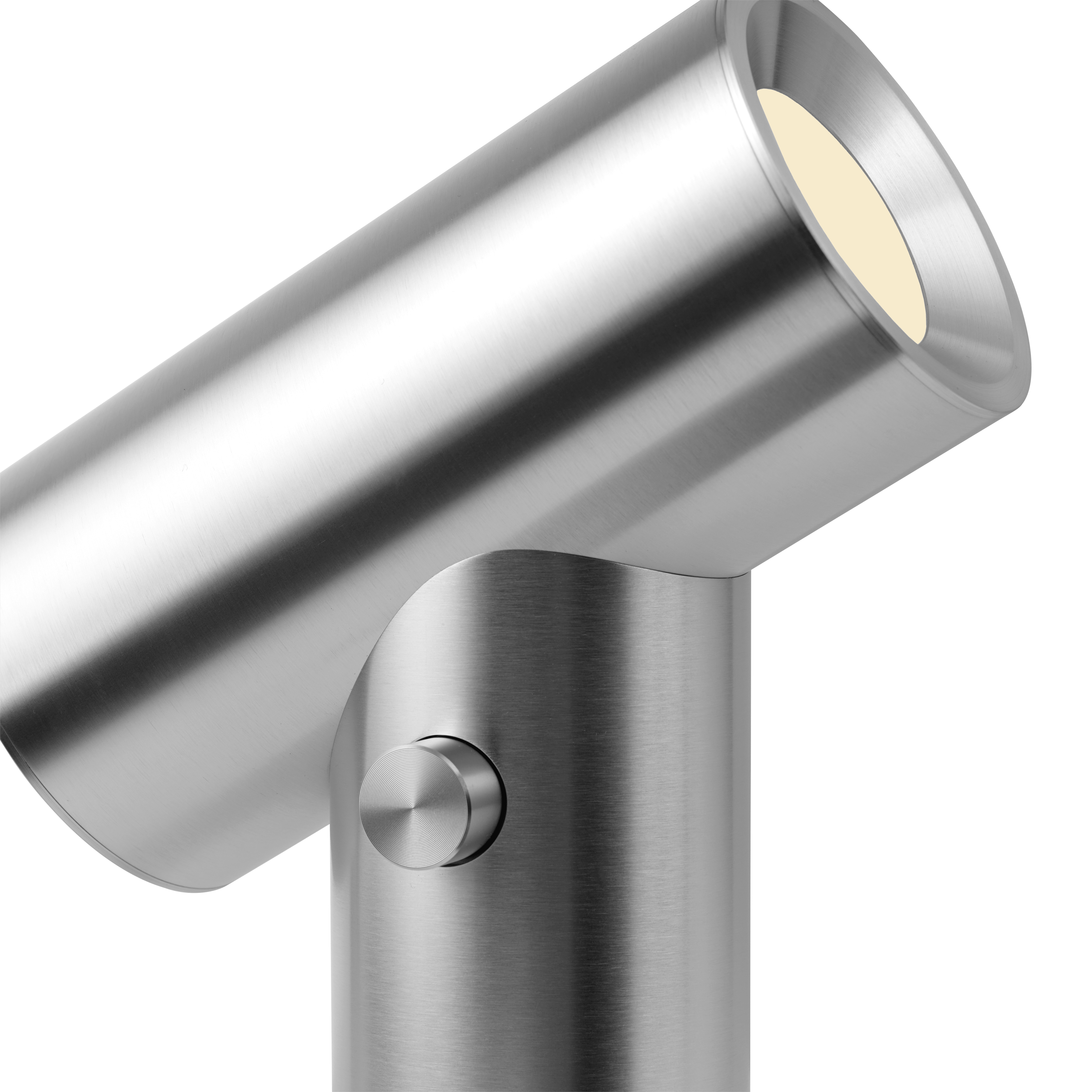 Draagbare lamp BEAM gepolijst aluminium