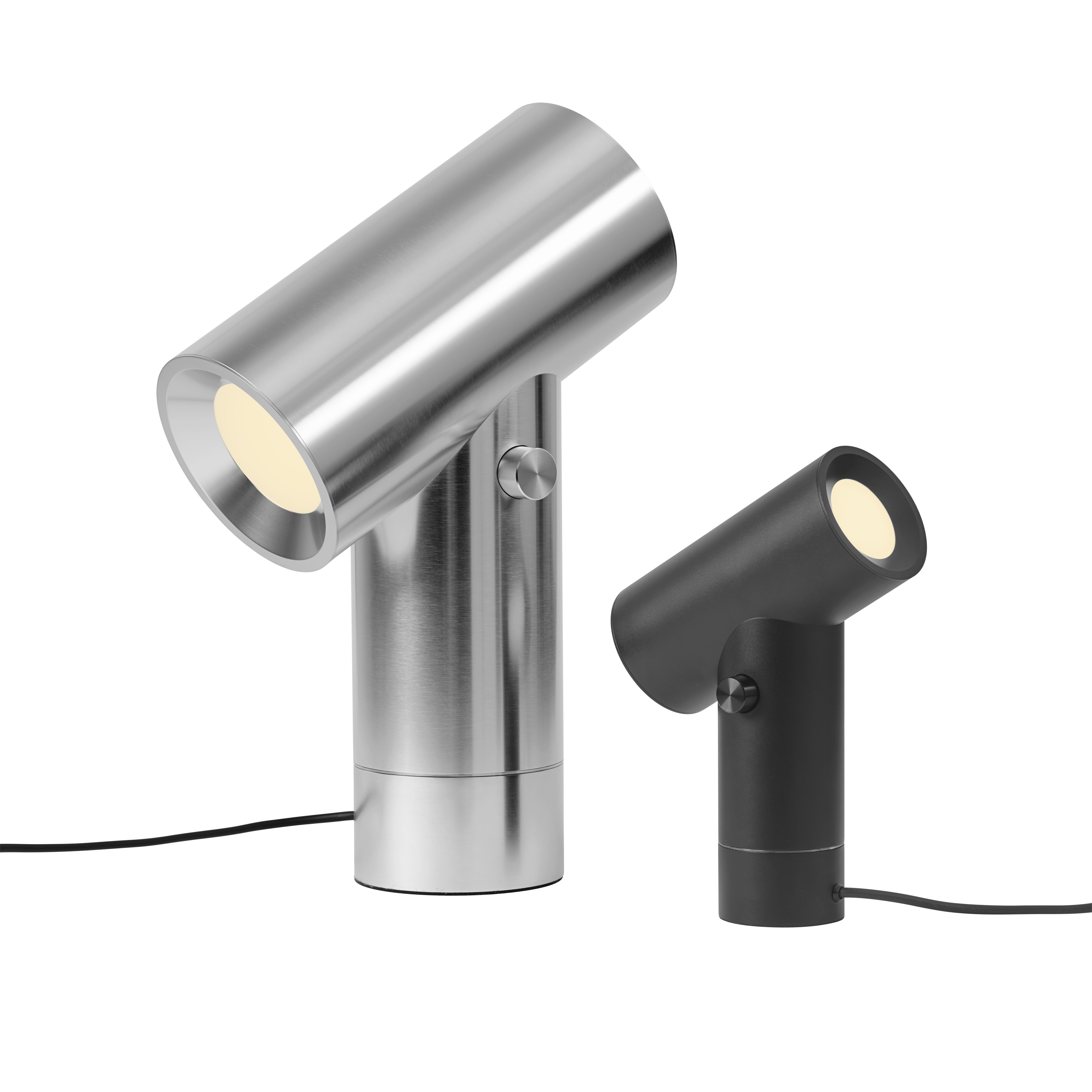 Lampa stołowa BEAM polerowane aluminium
