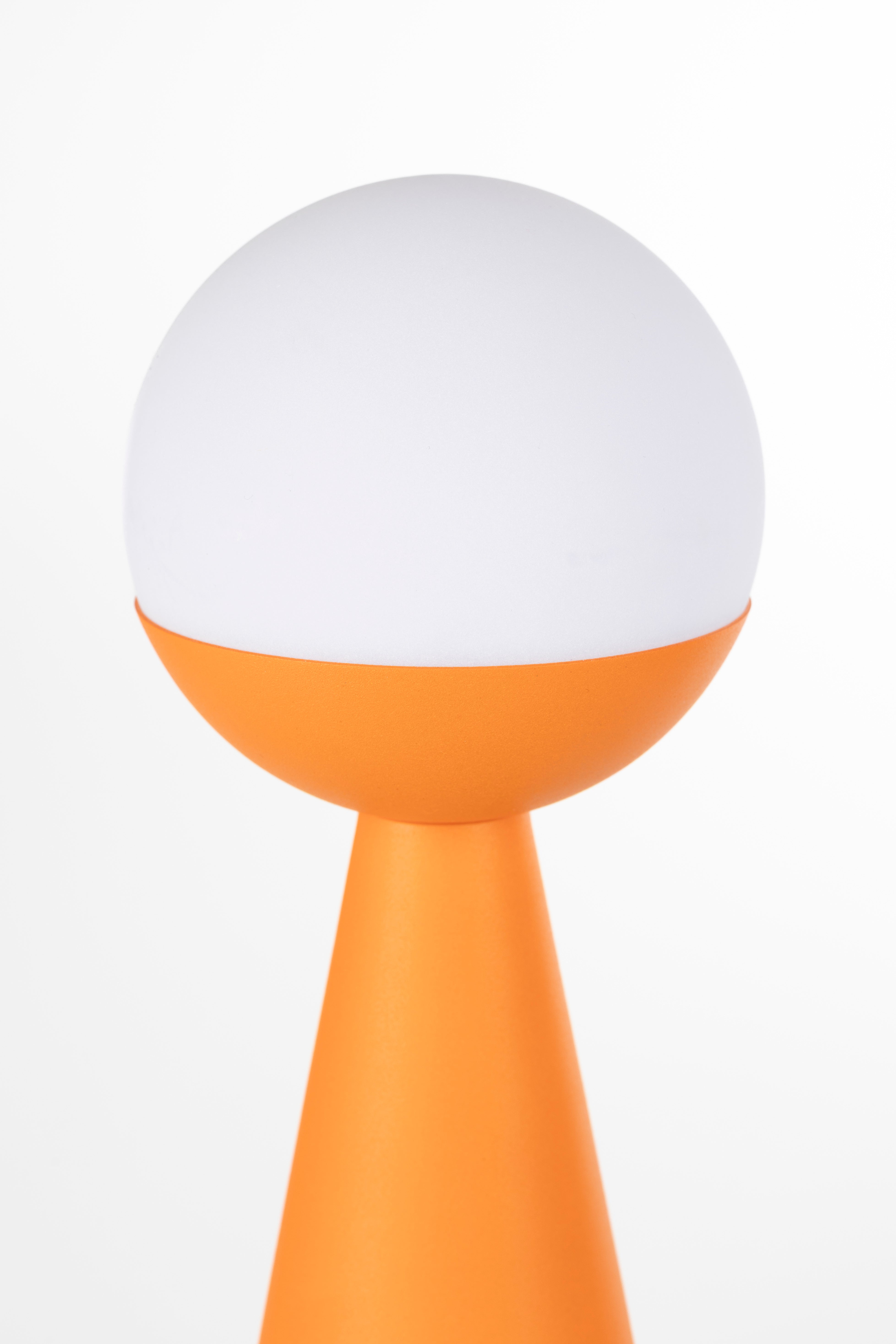 Draagbare lamp BELLO oranje