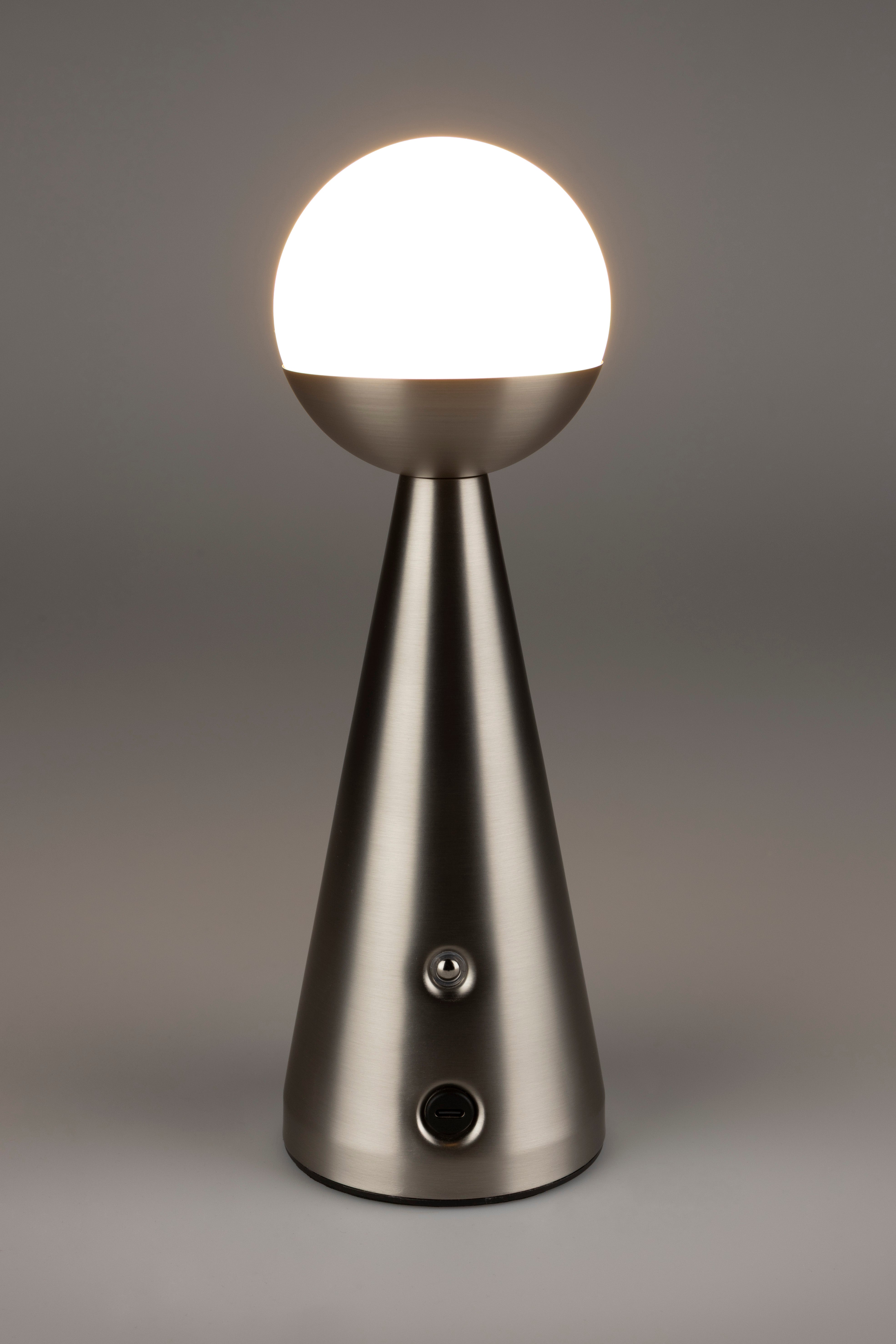 Draagbare lamp BELLO zilver