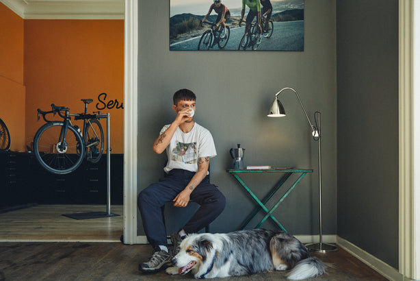 Vloerlamp BESTLITE BL3 zwart met witte kap