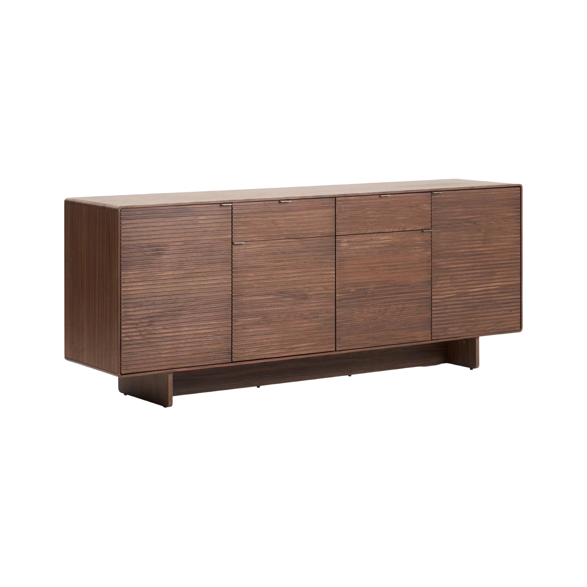 NORLEN Chest of Drawers Dark Brown Walnut Veneer