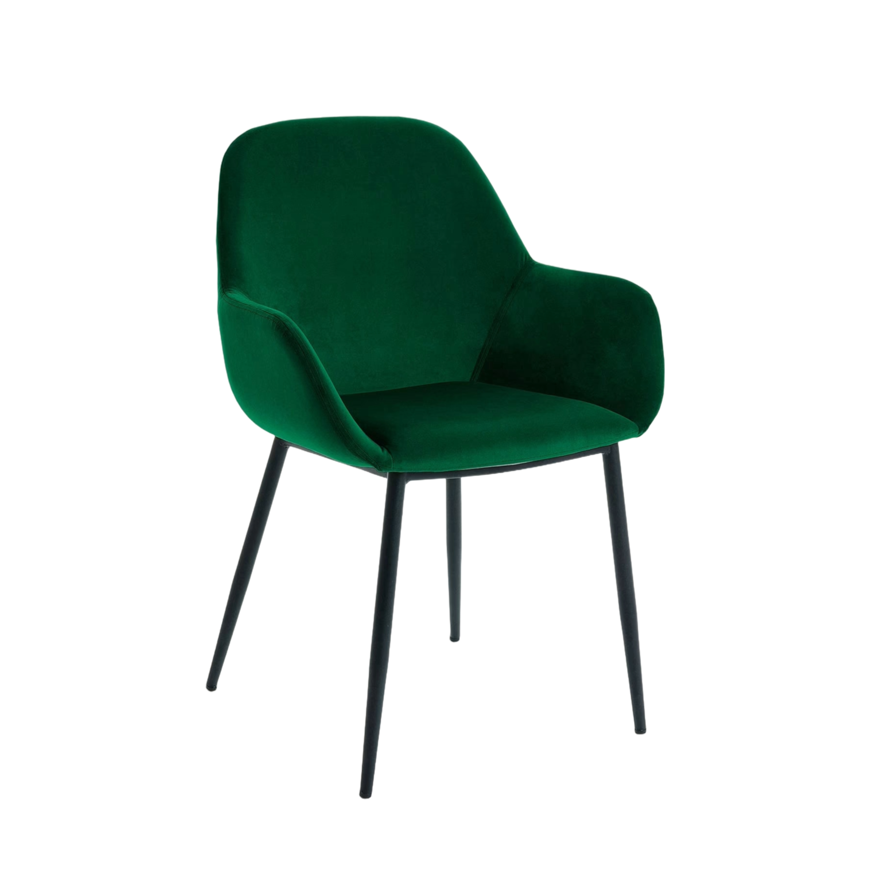 Stoel KONNA groene fluweel