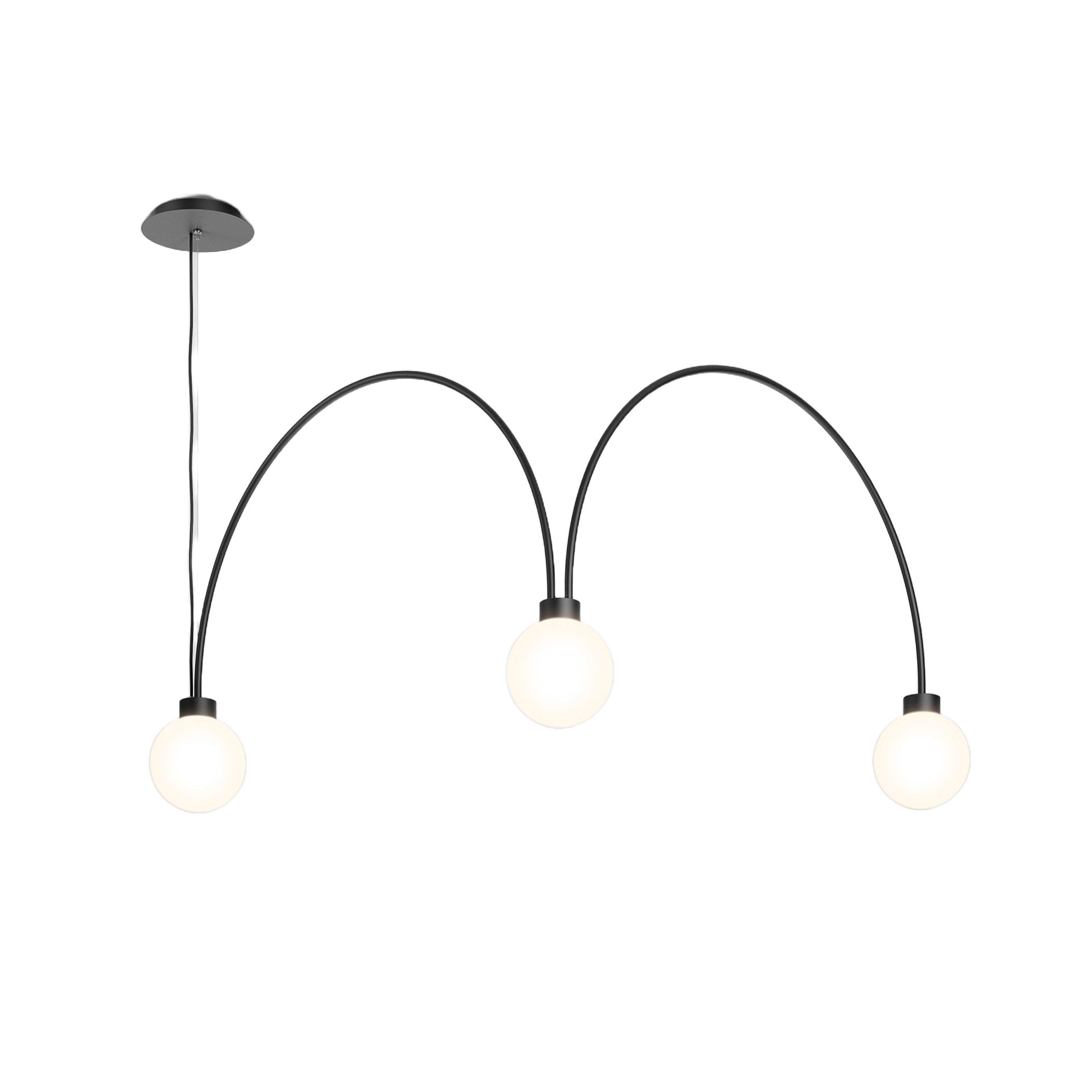 FLYING BALL ARC ceiling lamp