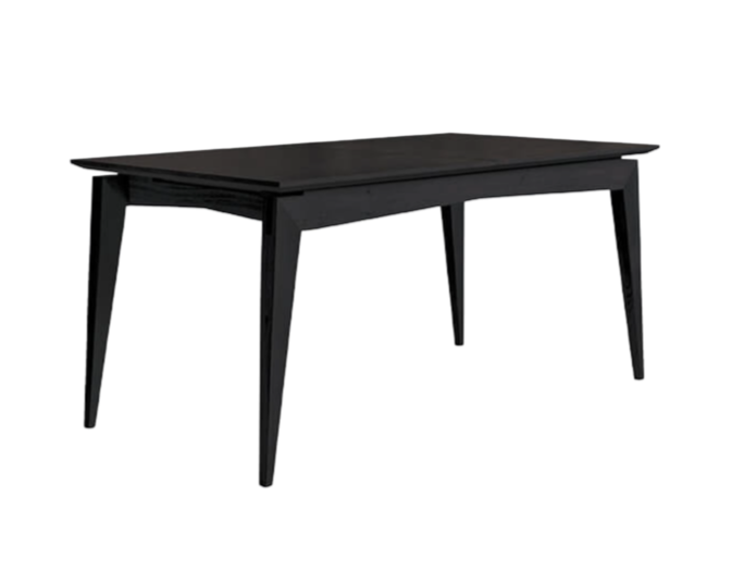 Uitschuifbare tafel WIDEN zwart eiken