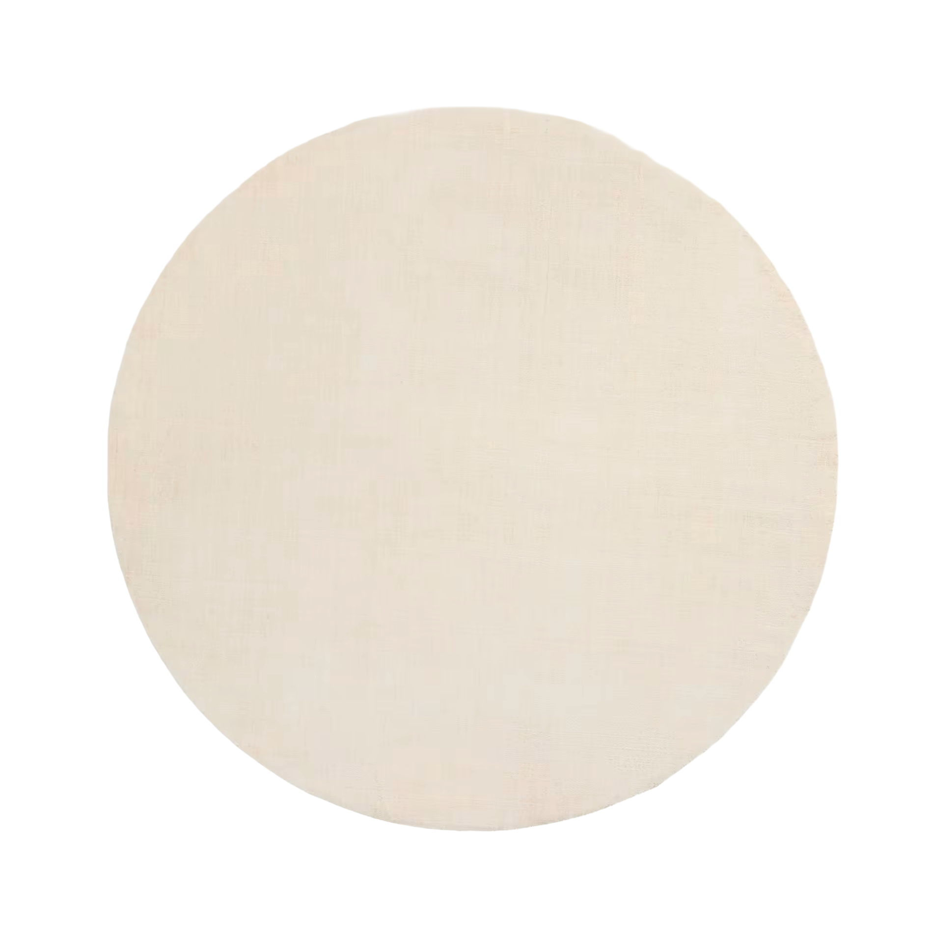 Beige round rug EMPURIES