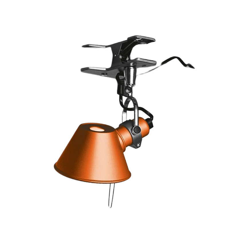 TOLOMEO PINZA MICRO Clip Lamp Orange