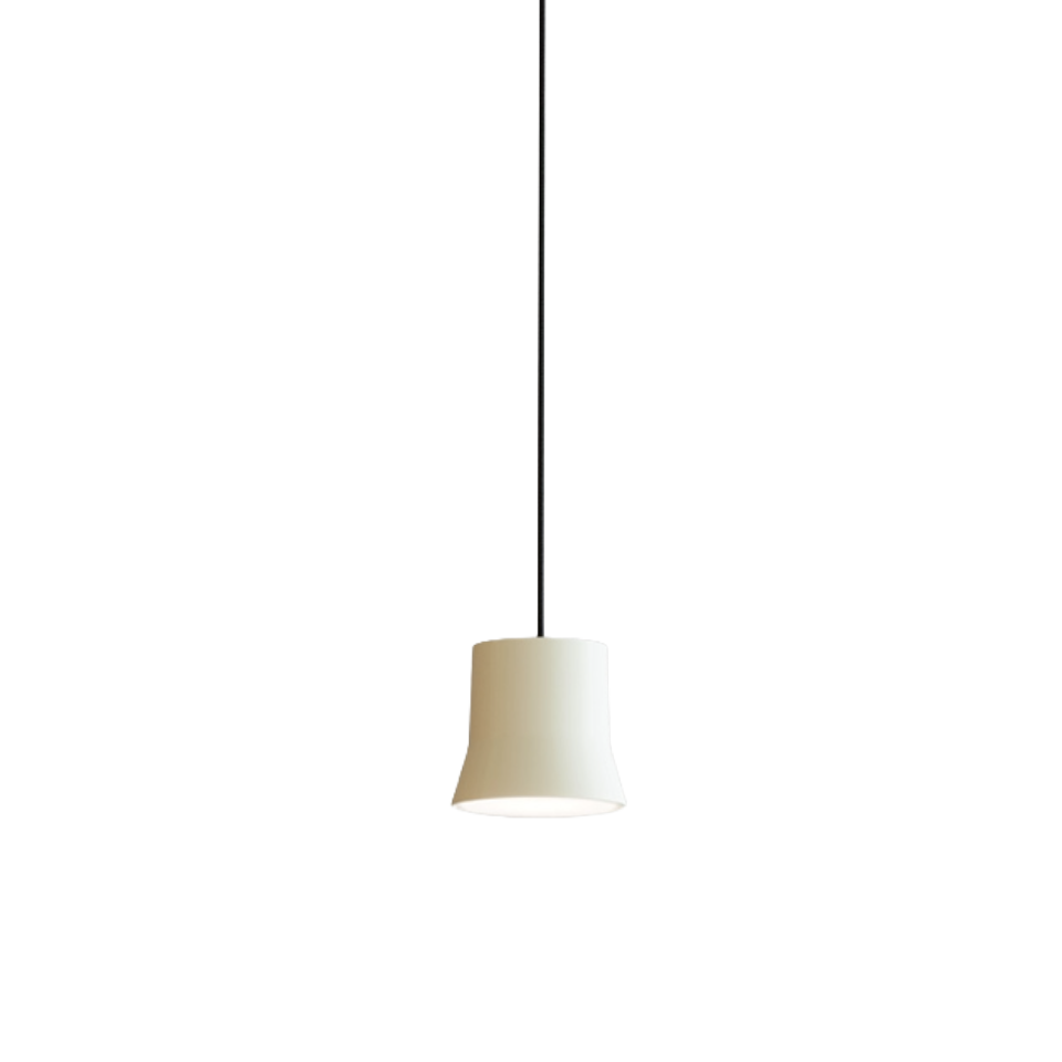 Suspended lamp GIÒ LIGHT DECENTRATA white