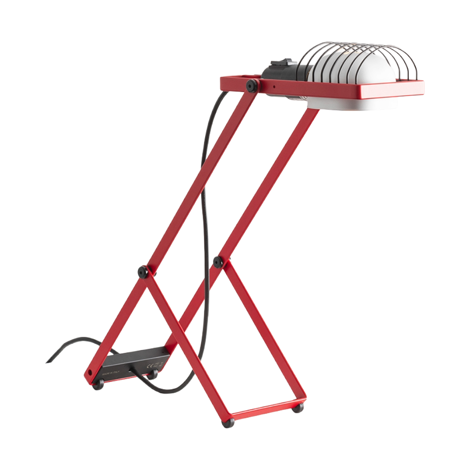 Verstelbare bureau lamp SINTESI rood
