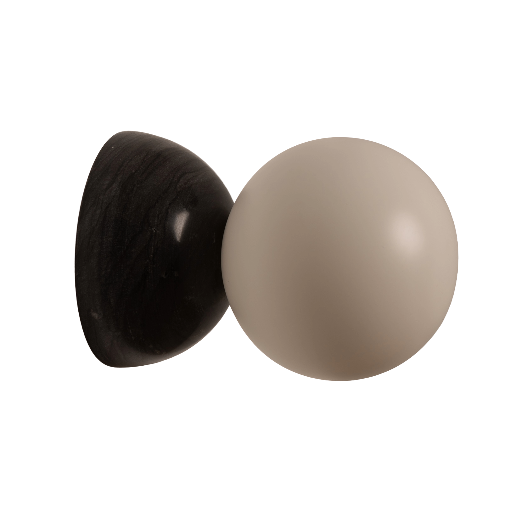 Wandlamp EKLIPSO zwart marmer