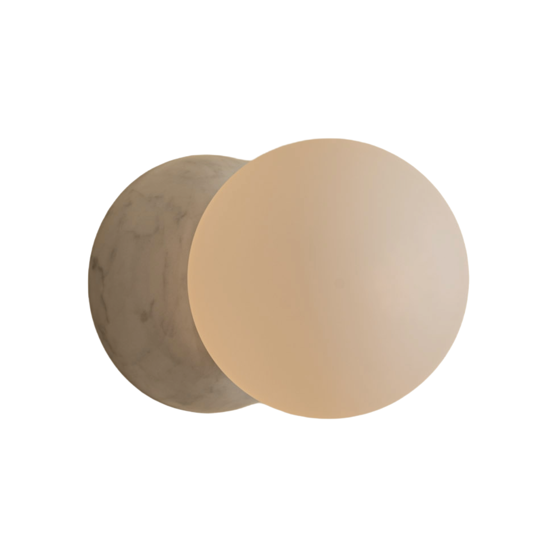 Wall lamp EKLIPSO white marble