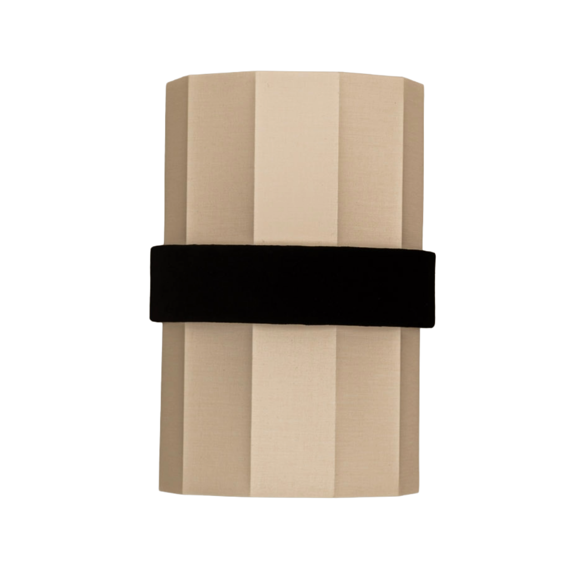 Wandlamp OKLA ecru met zwart