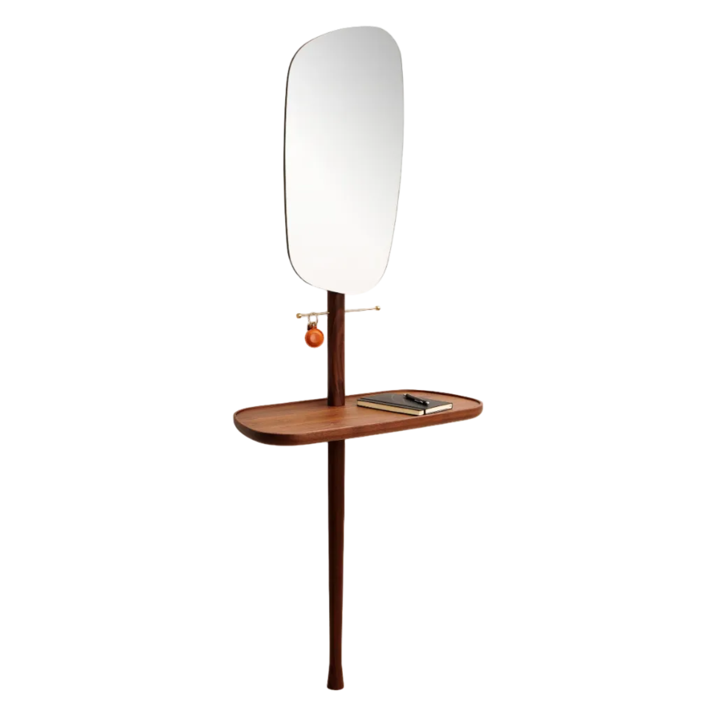 Wandconsole met spiegel FOYER lite hout