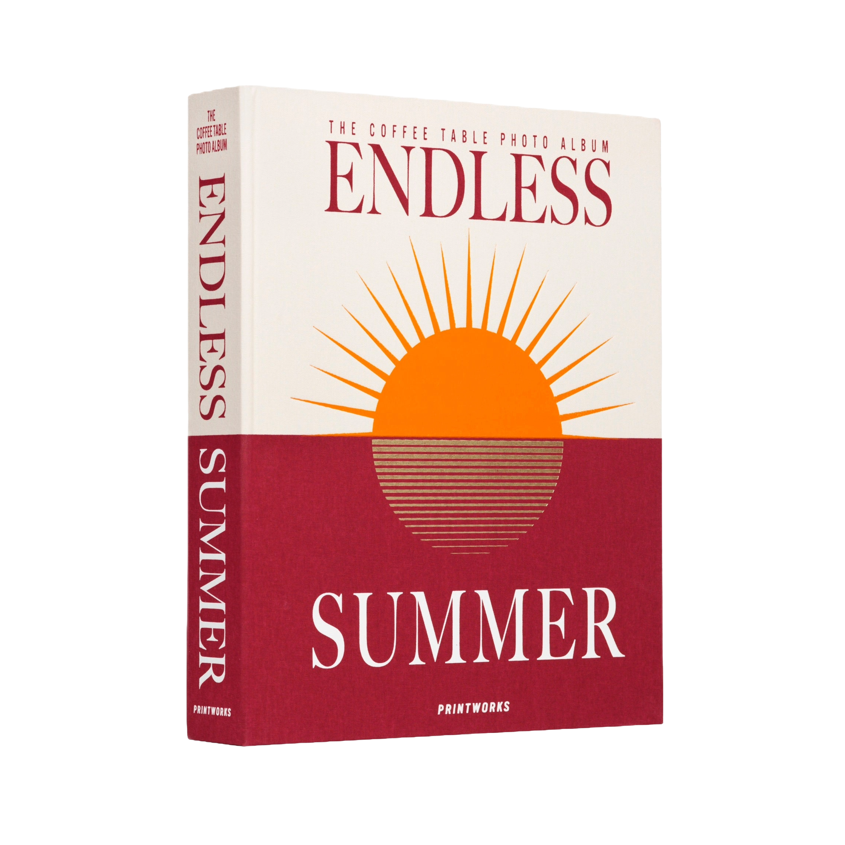Fotoalbum ENDLESS SUMMER bordeaux met beige