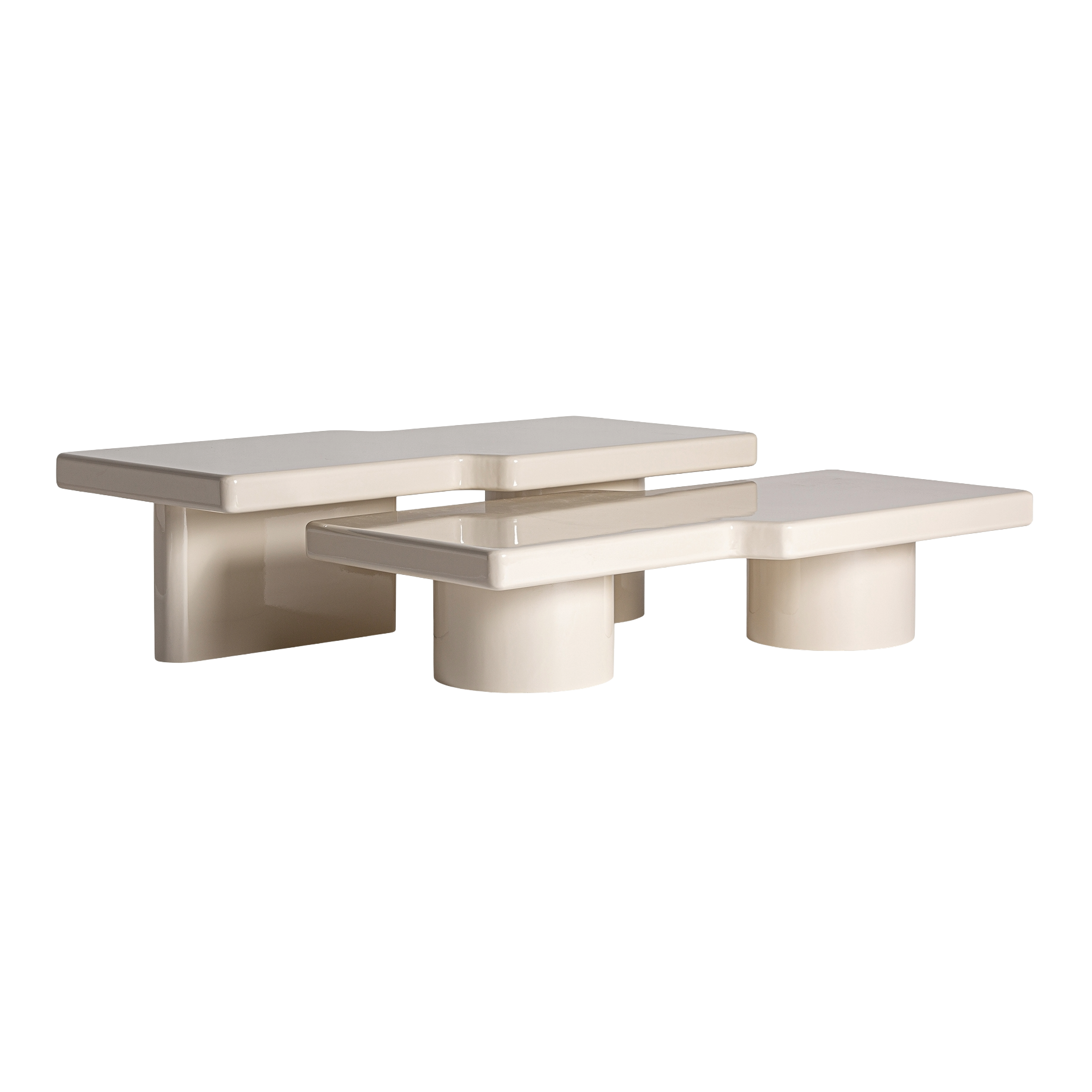 Salontafelset NOVARA beige