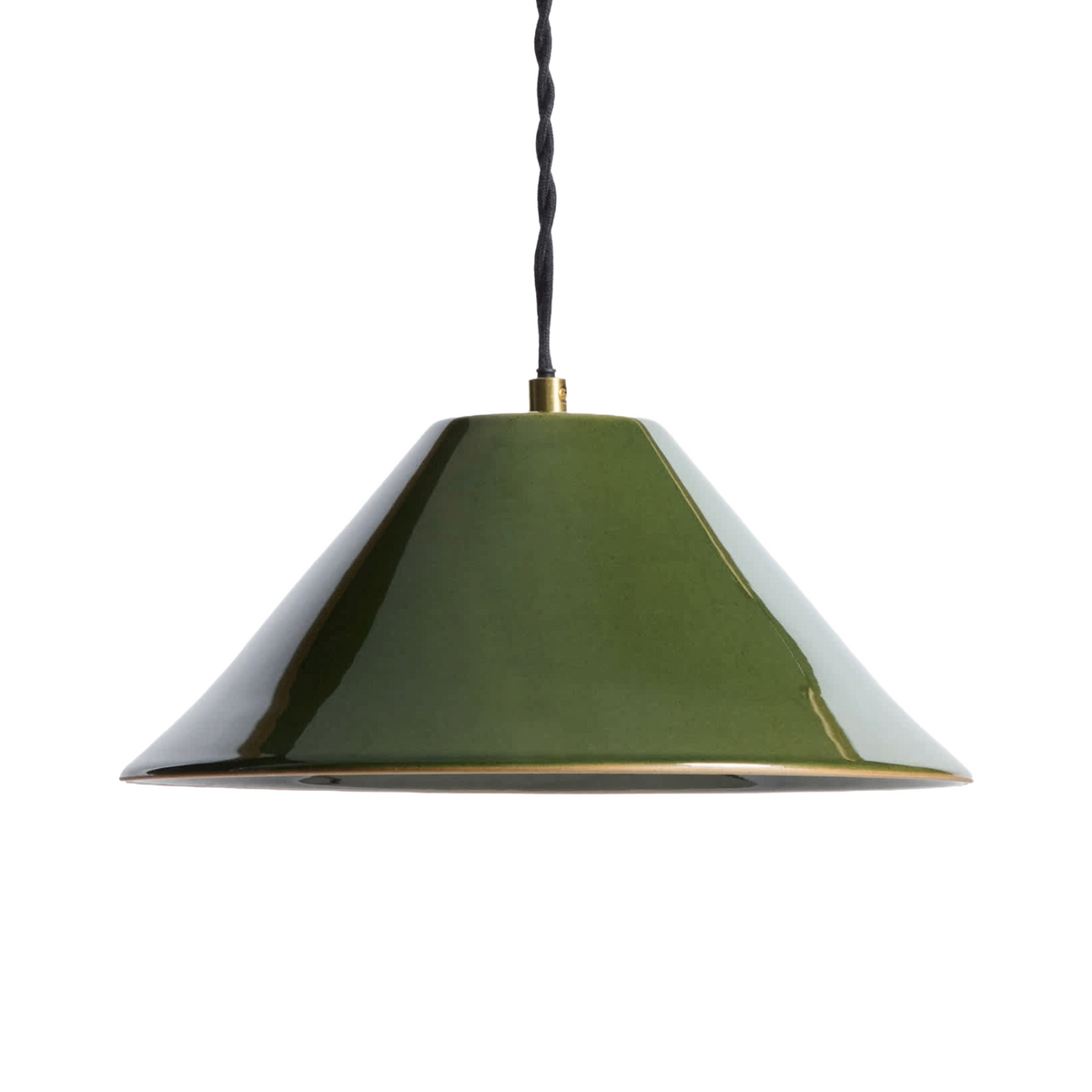 Hanglamp CEREN groene keramiek