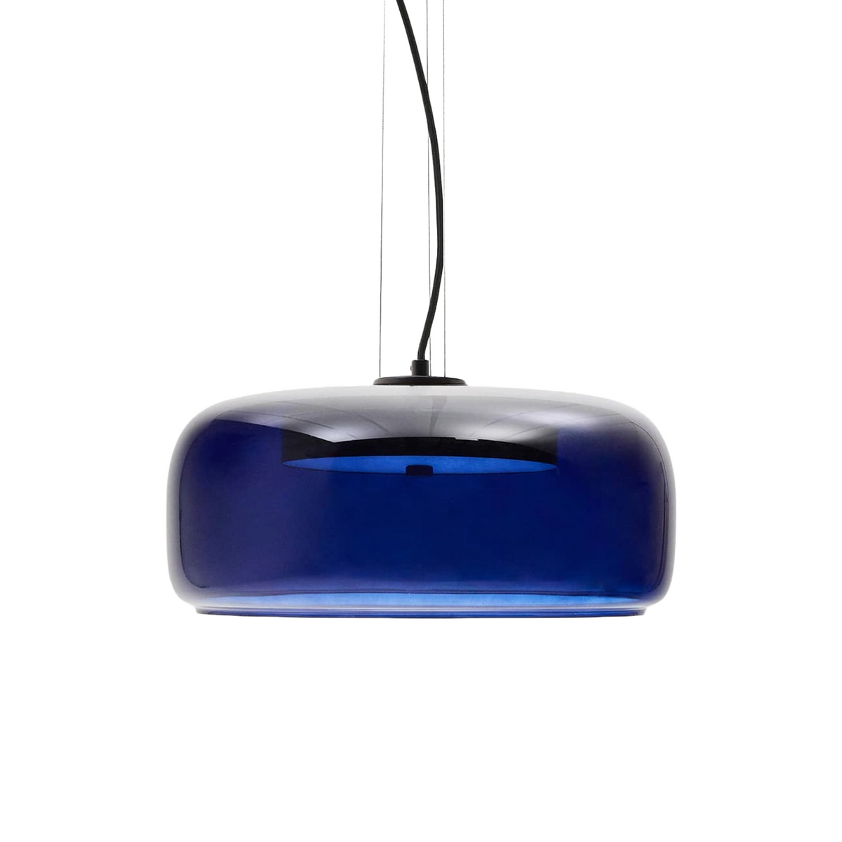 Hanglamp REIG blauwe glas