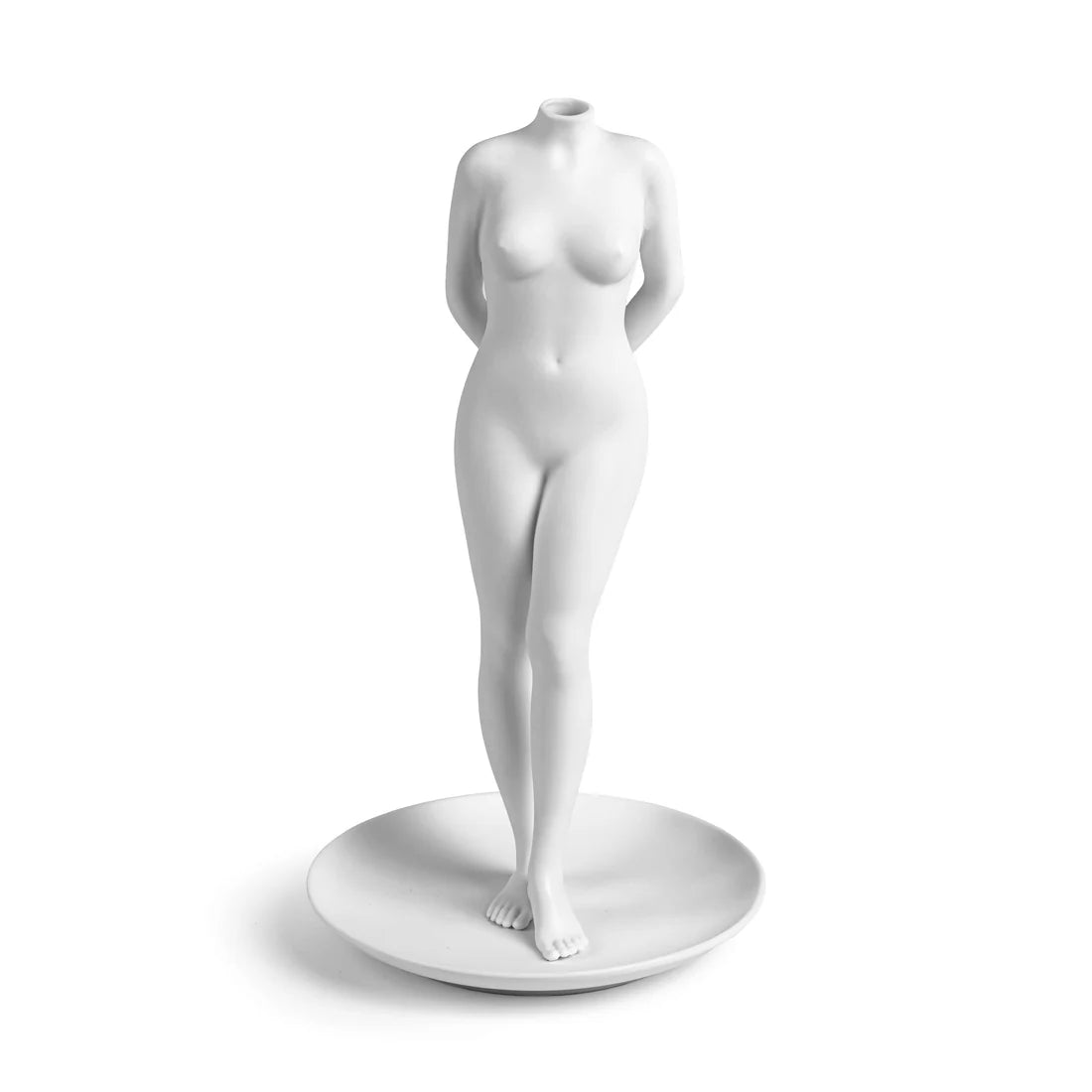 Vase LA TIMIDA white porcelain