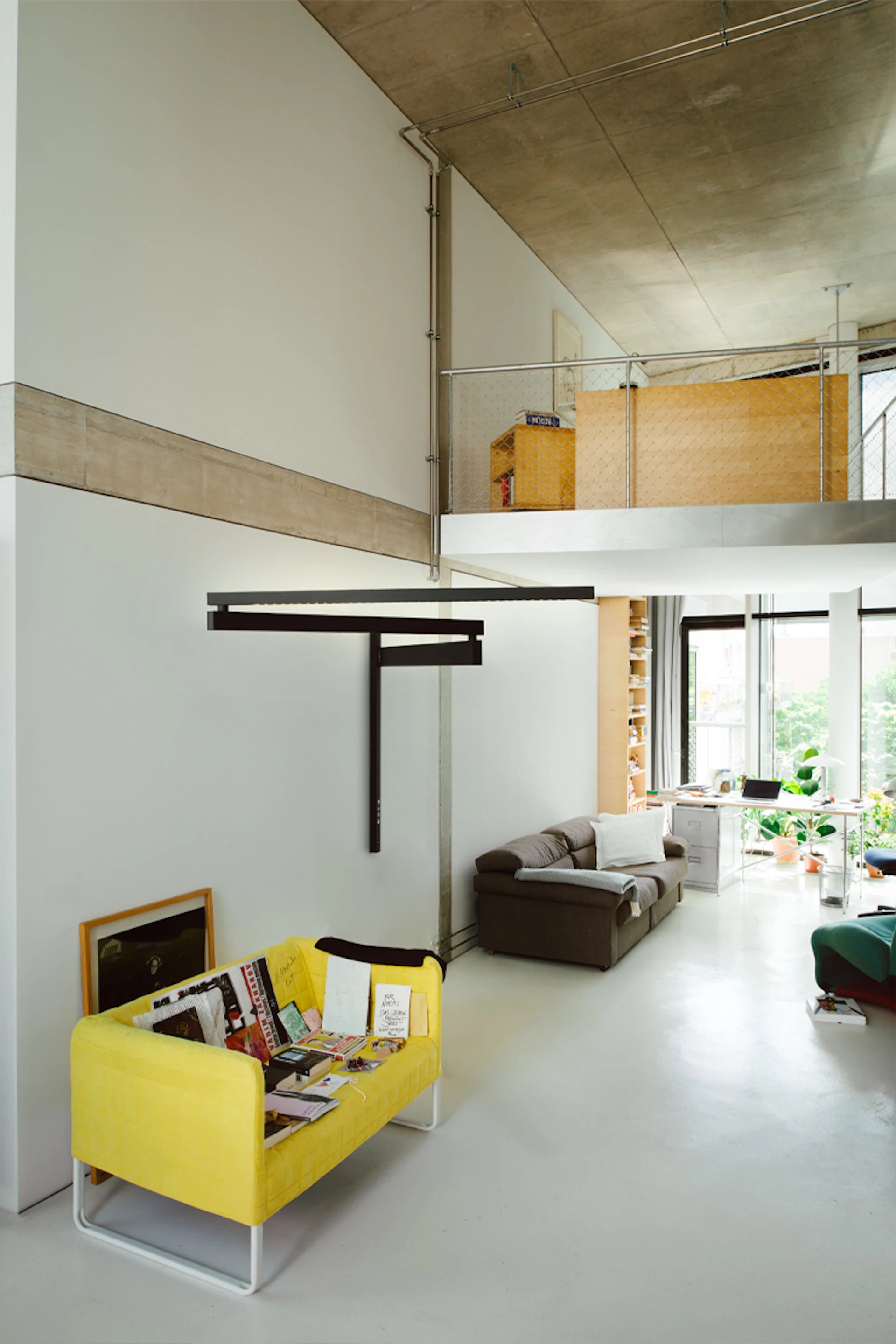 Wandleuchte mit Arm BLACK FLAG schwarz