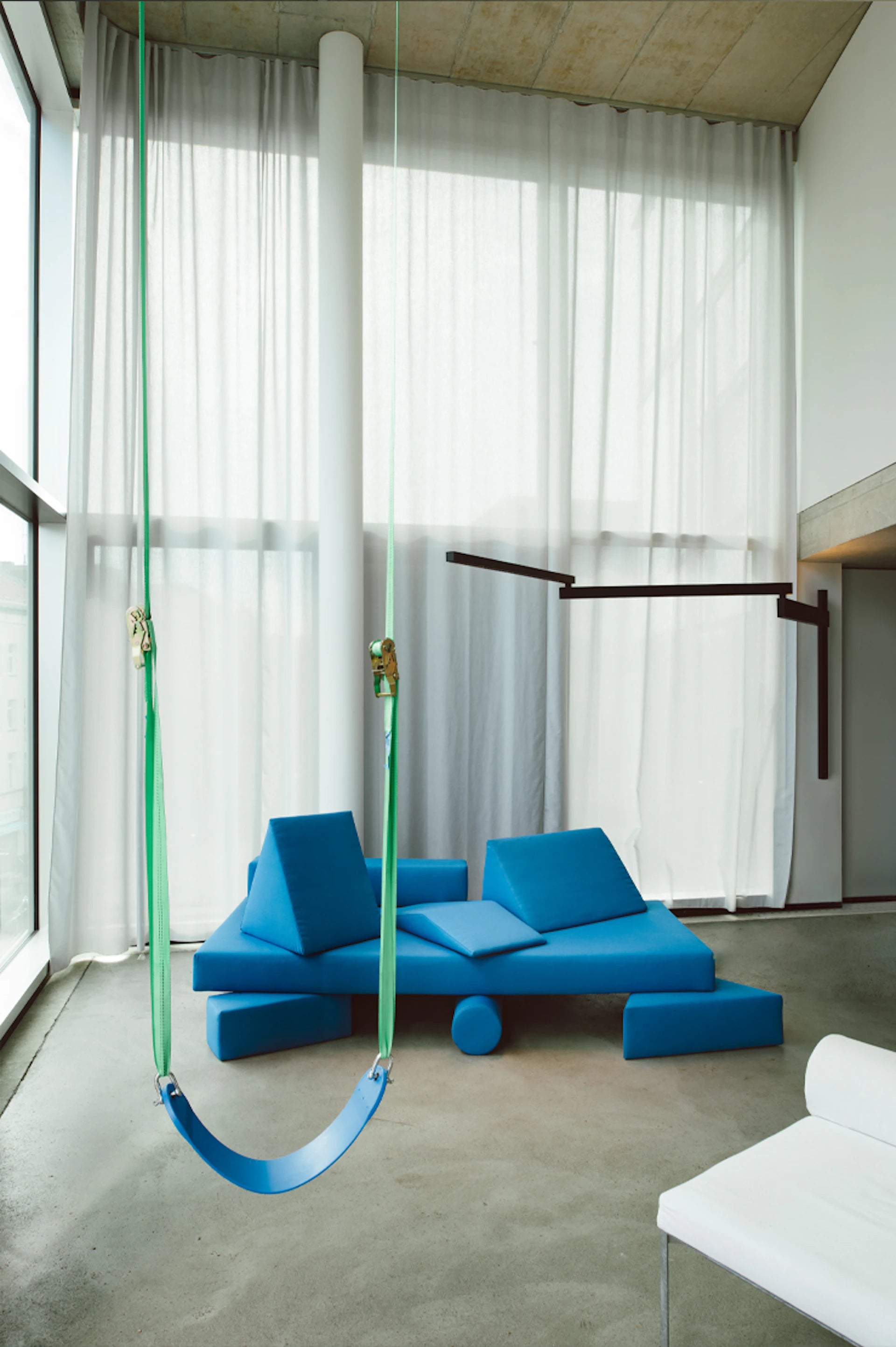 Wandleuchte mit Arm BLACK FLAG schwarz