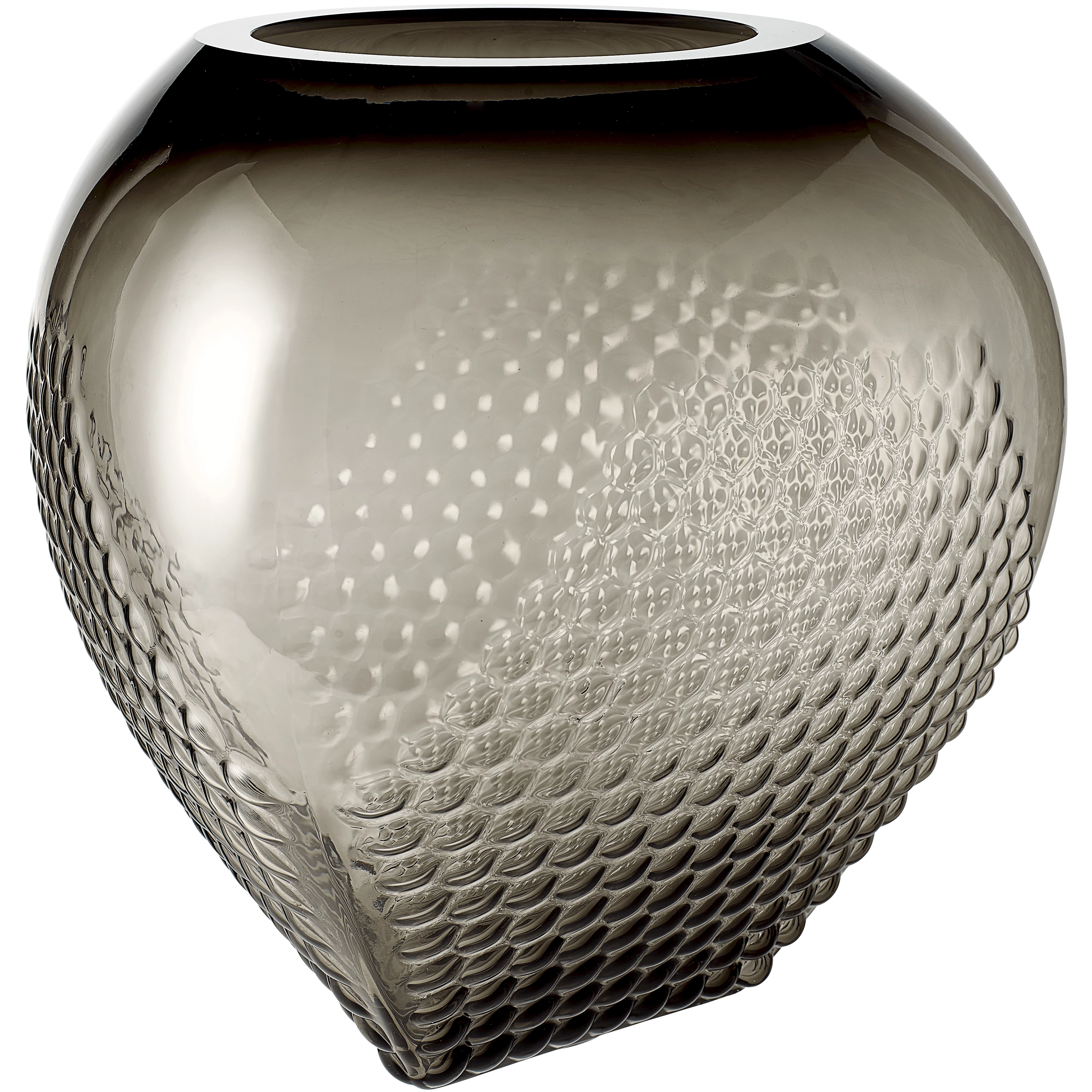 Vaas BRAMBLE donker glas