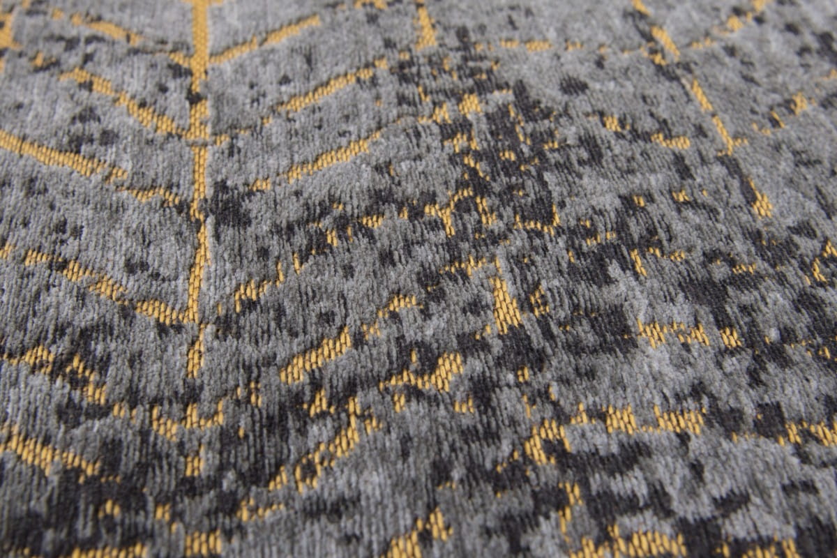 Vloerkleed JACOBS LADDER BROADWAY GLITTER zwart-goud